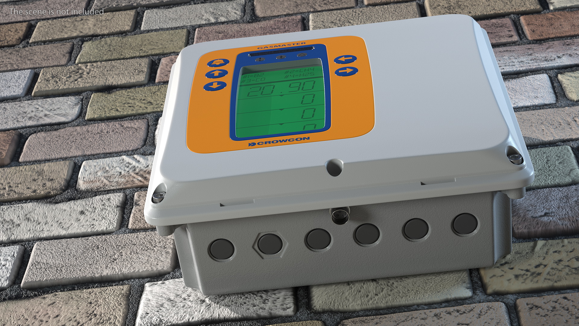 3D model Crowcon Gasmaster Gas Detection Control Panel