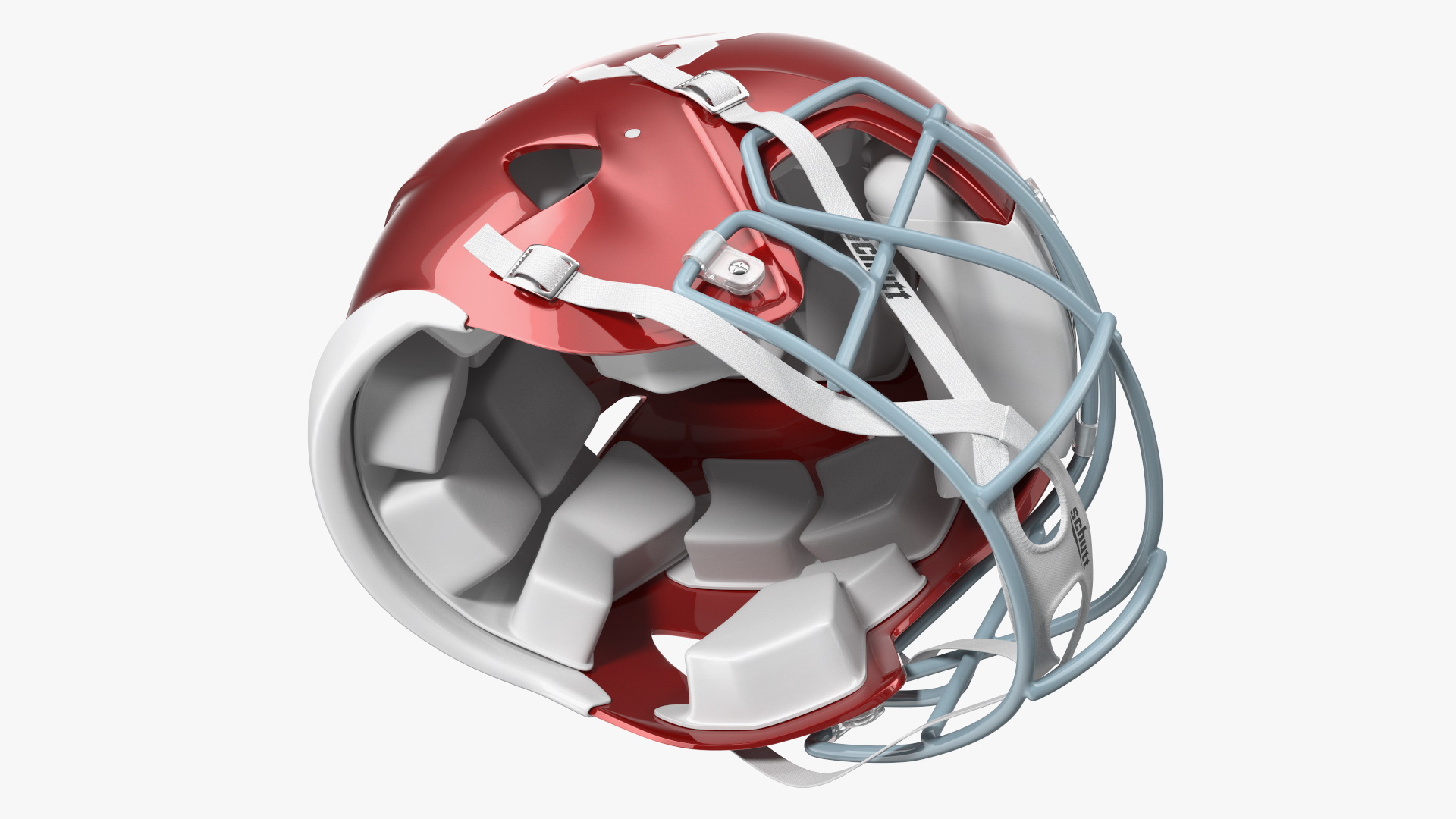 Schutt Football Helmet Number 13 3D