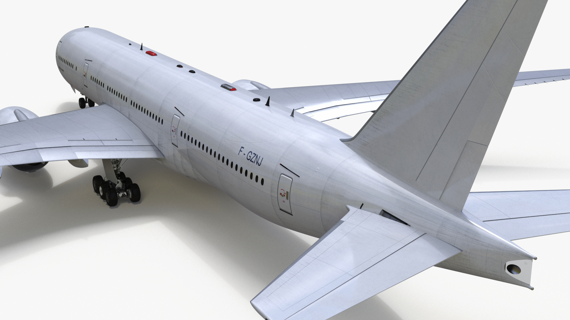 3D Boeing 777-200 Passenger Aircraft model