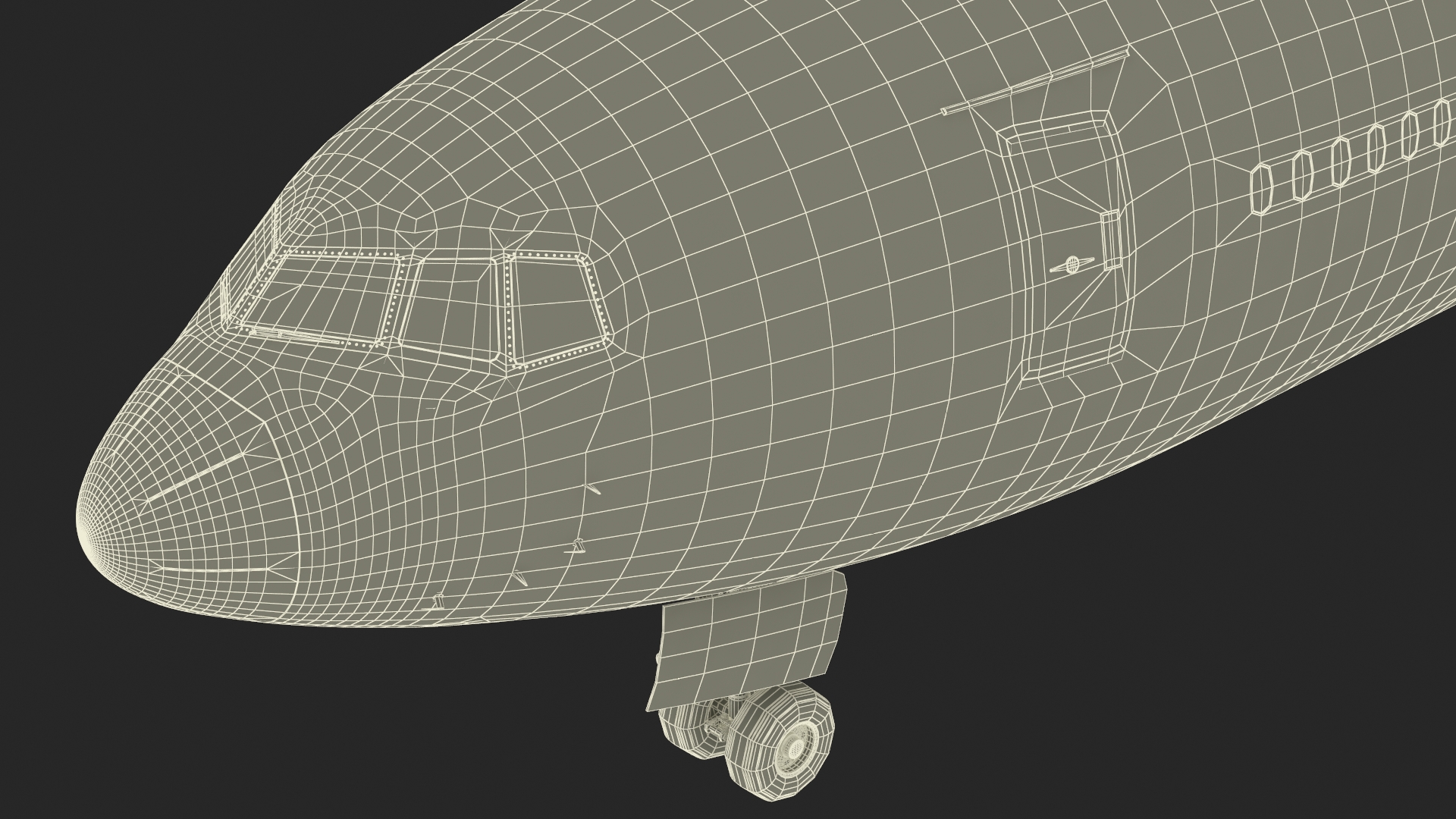 3D Boeing 777-200 Passenger Aircraft model