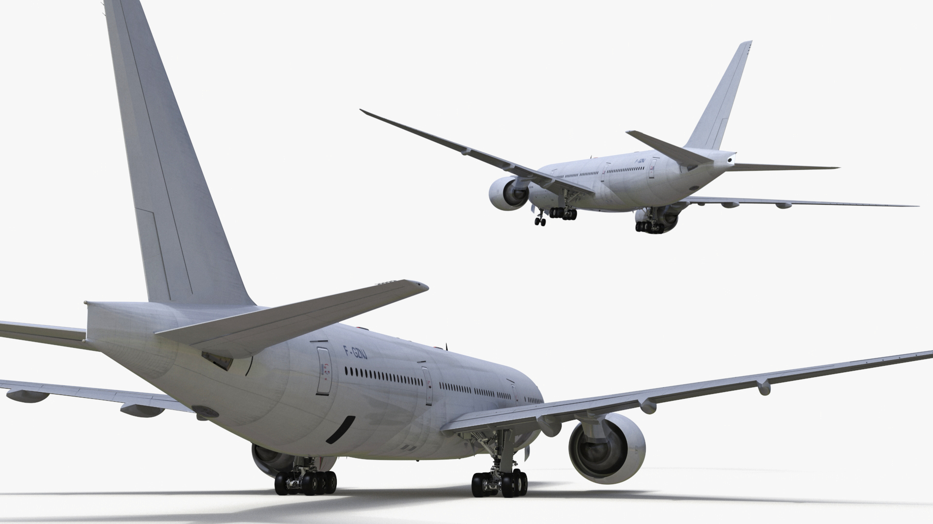 3D Boeing 777-200 Passenger Aircraft model