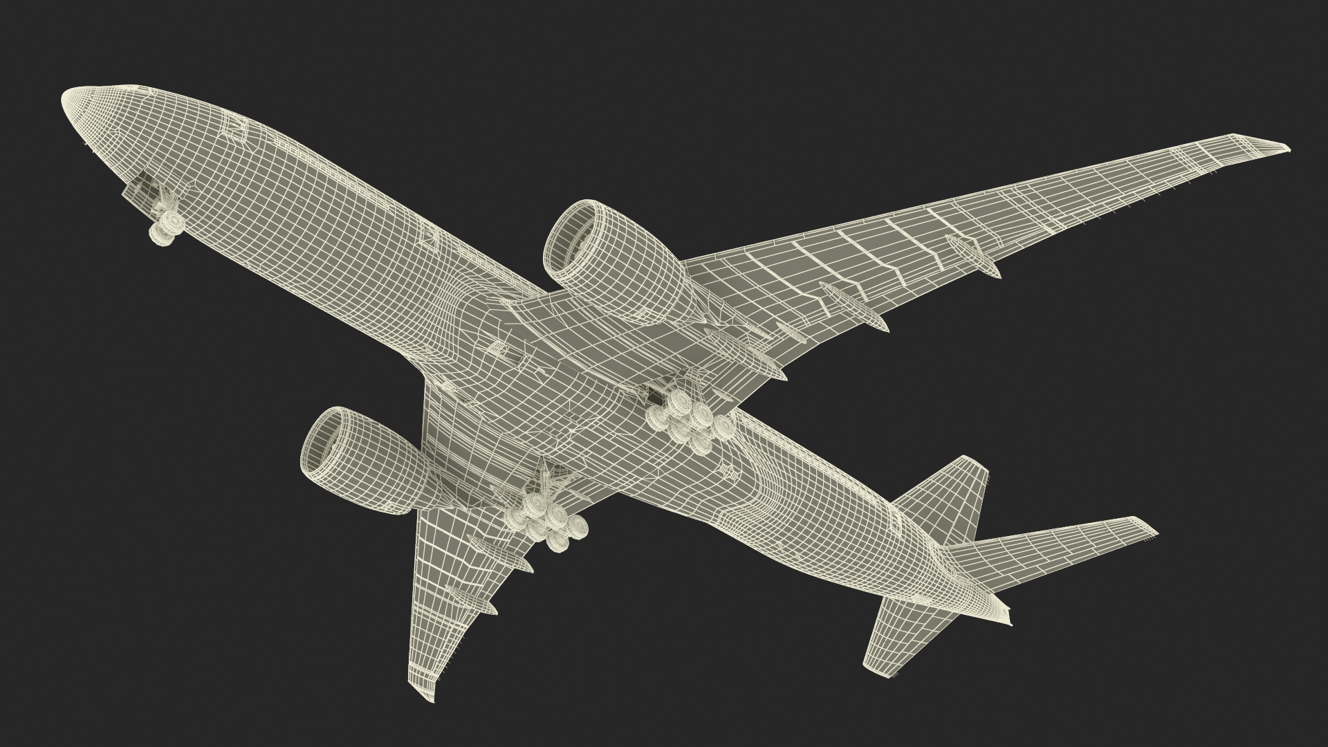 3D Boeing 777-200 Passenger Aircraft model