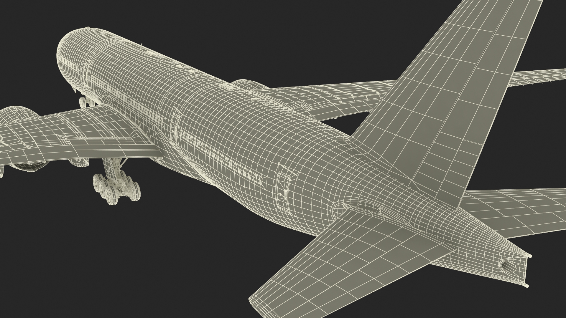 3D Boeing 777-200 Passenger Aircraft model