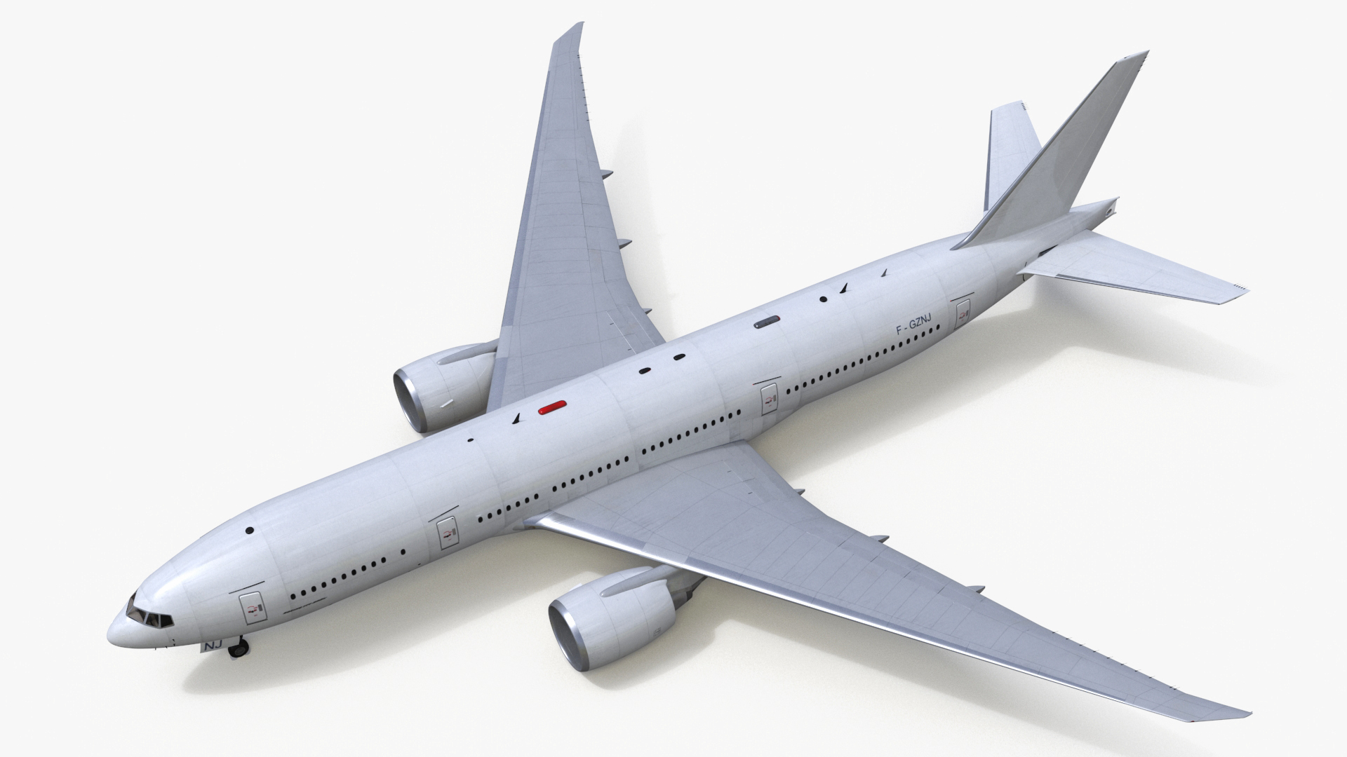 3D Boeing 777-200 Passenger Aircraft model