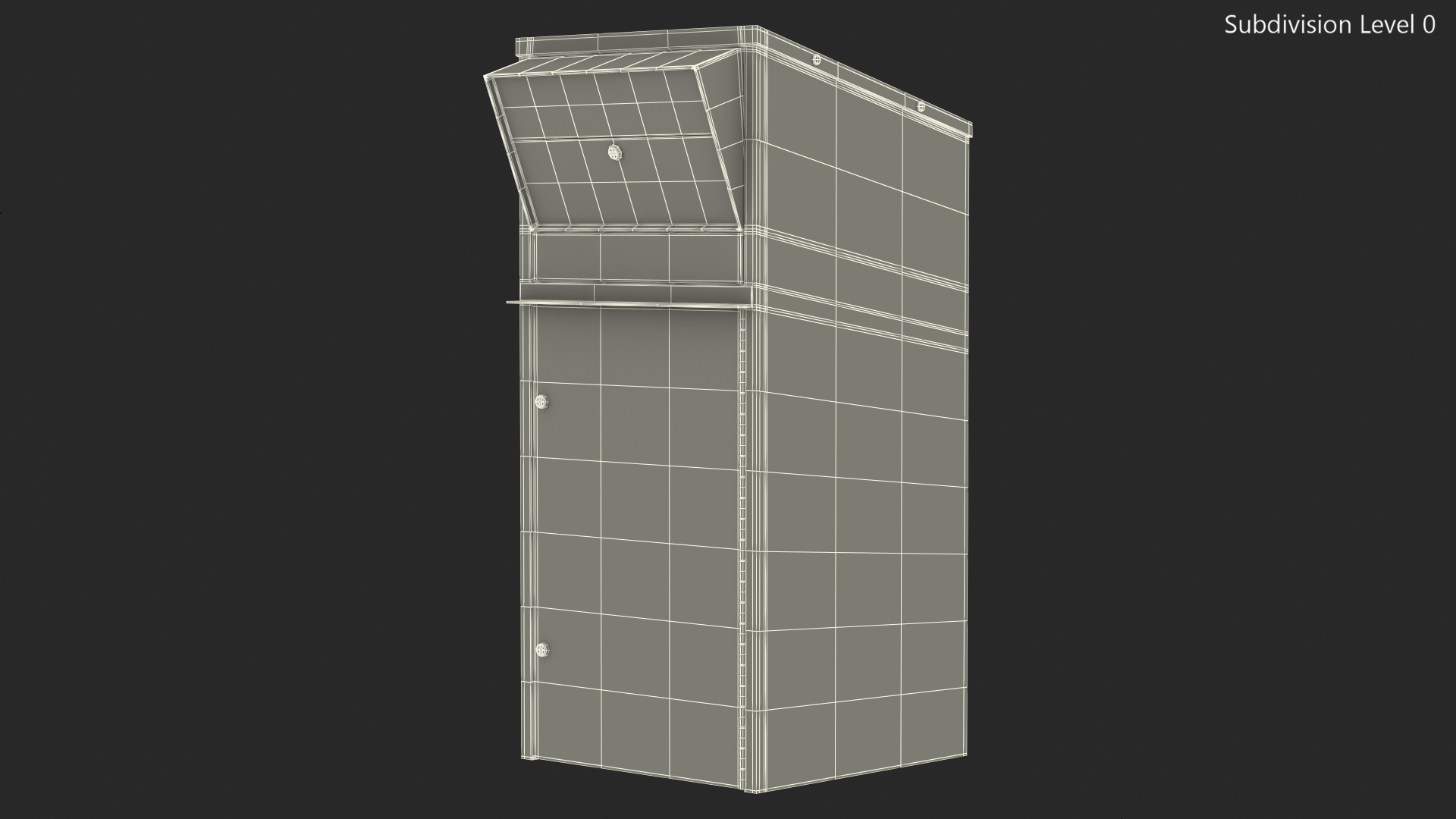 3D Official Ballot Drop Off Box model