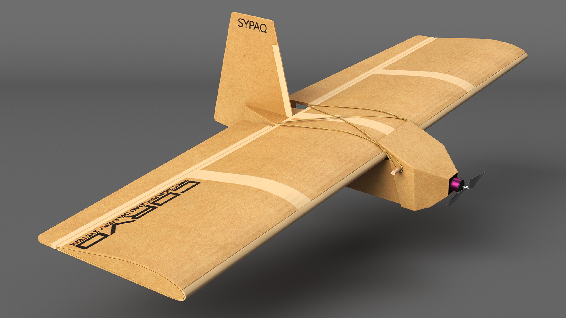 3D Logistics Cardboard Drone SYPAQ