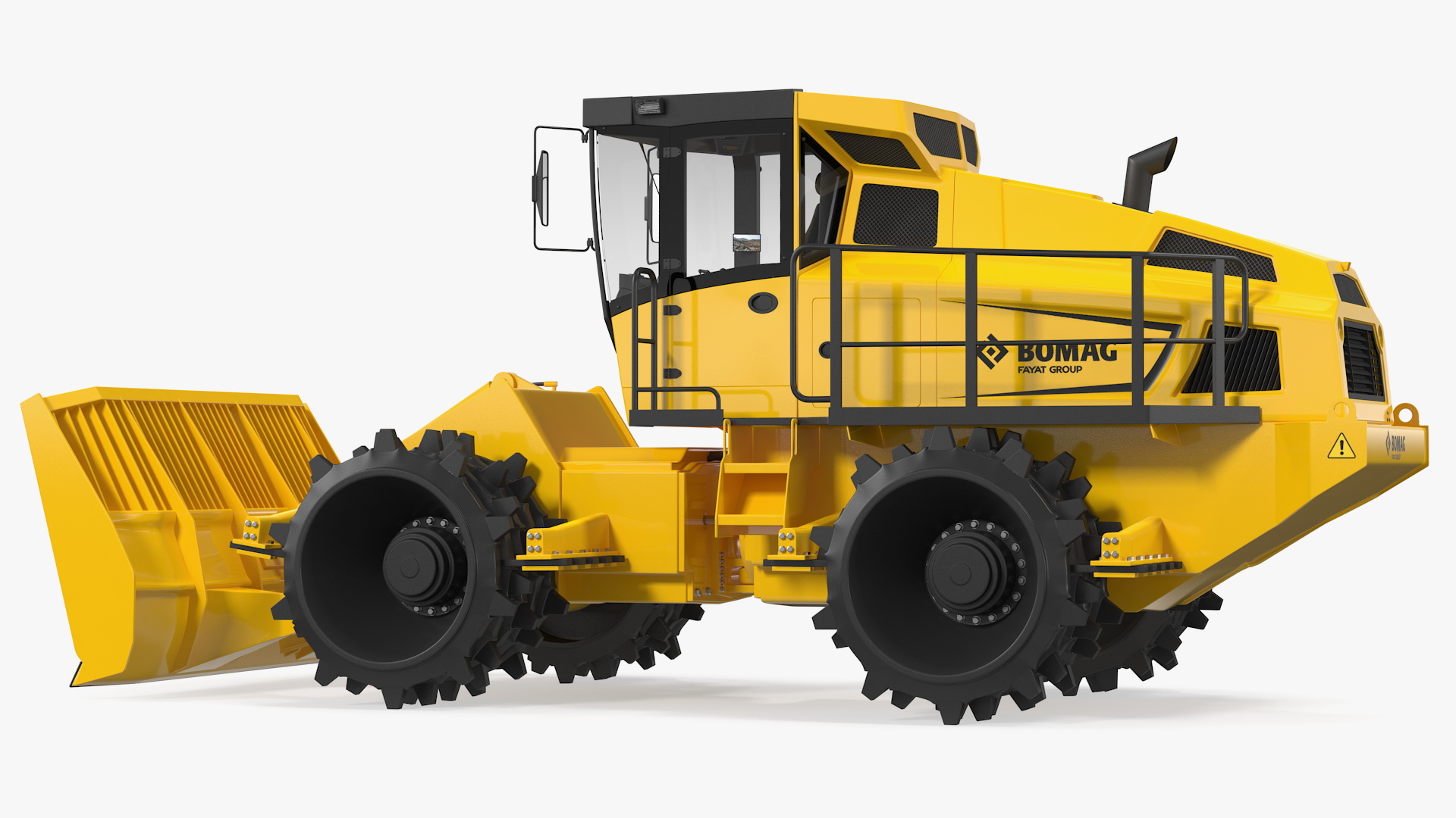 3D Bomag BC 473 RB5 Refuse Compactor model