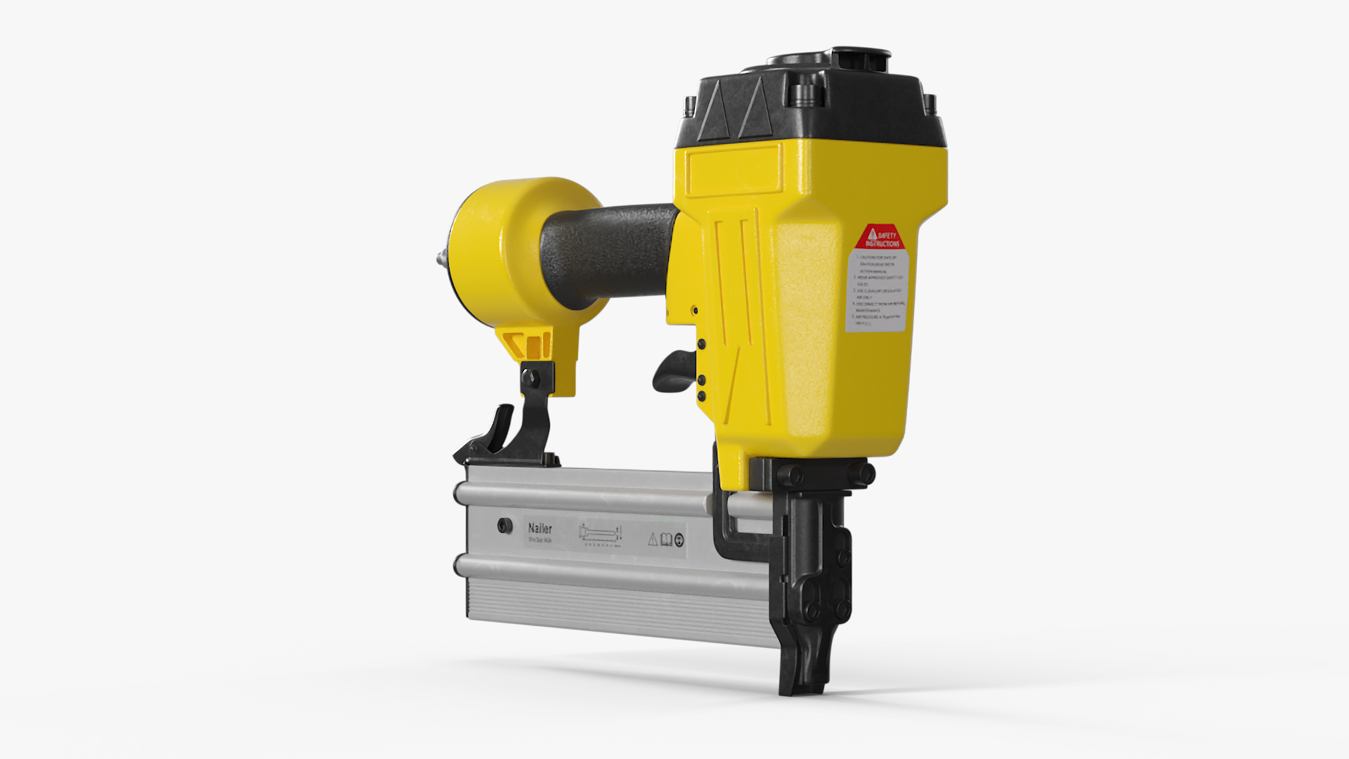 3D model Pneumatic Nail Gun Yellow