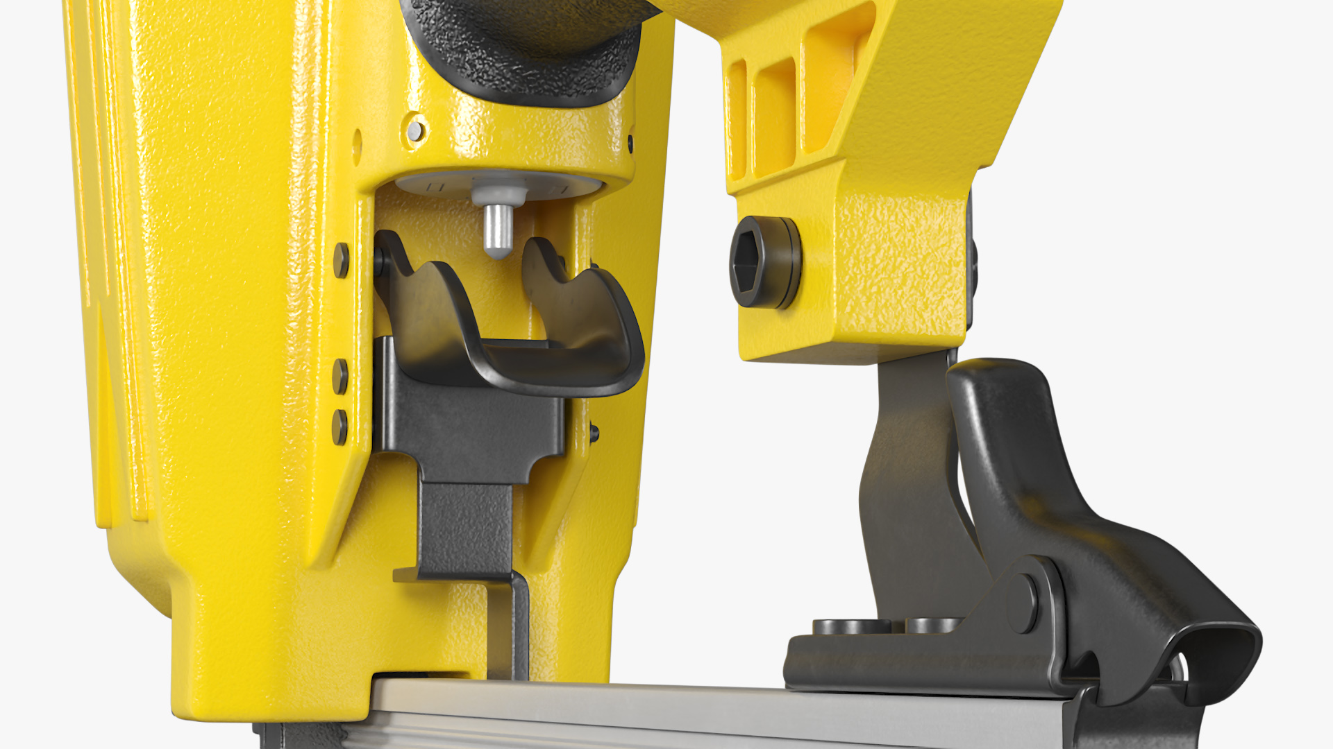 3D model Pneumatic Nail Gun Yellow