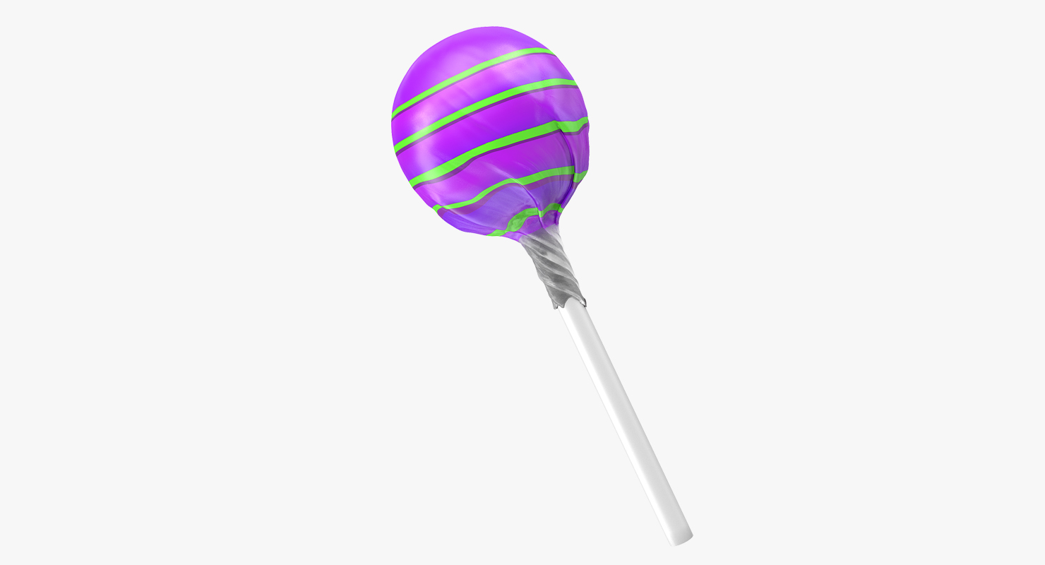 3D Lollipop Wrapped