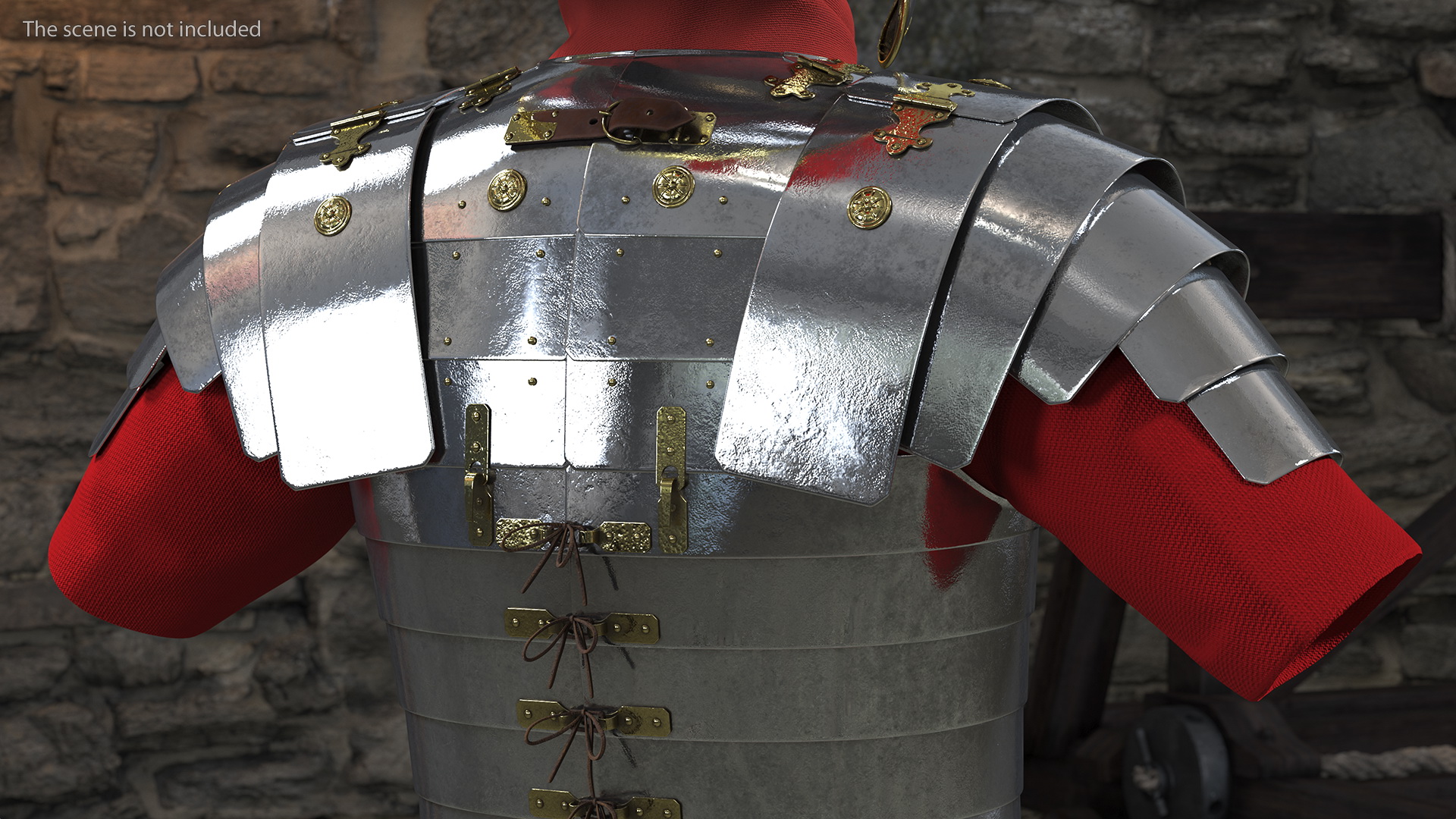 3D Roman Legionnaire Armor Set Fur