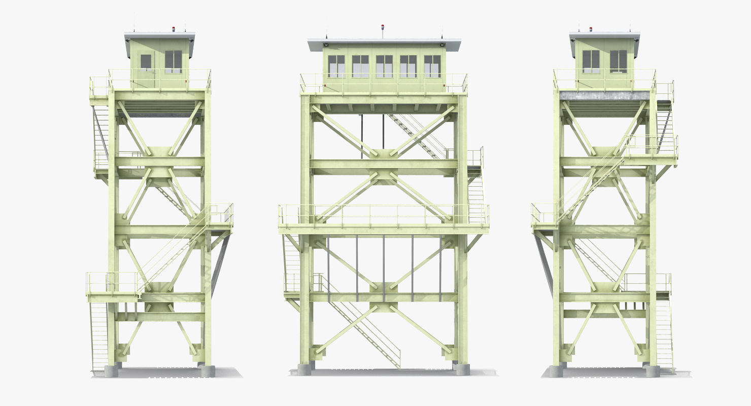 Lookout Tower Cabin 3D model