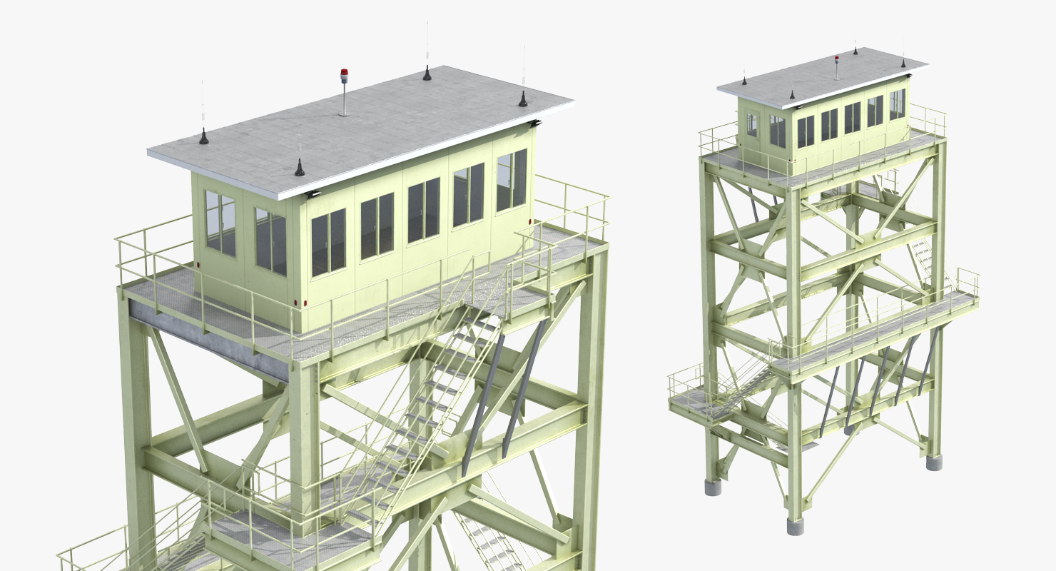 Lookout Tower Cabin 3D model