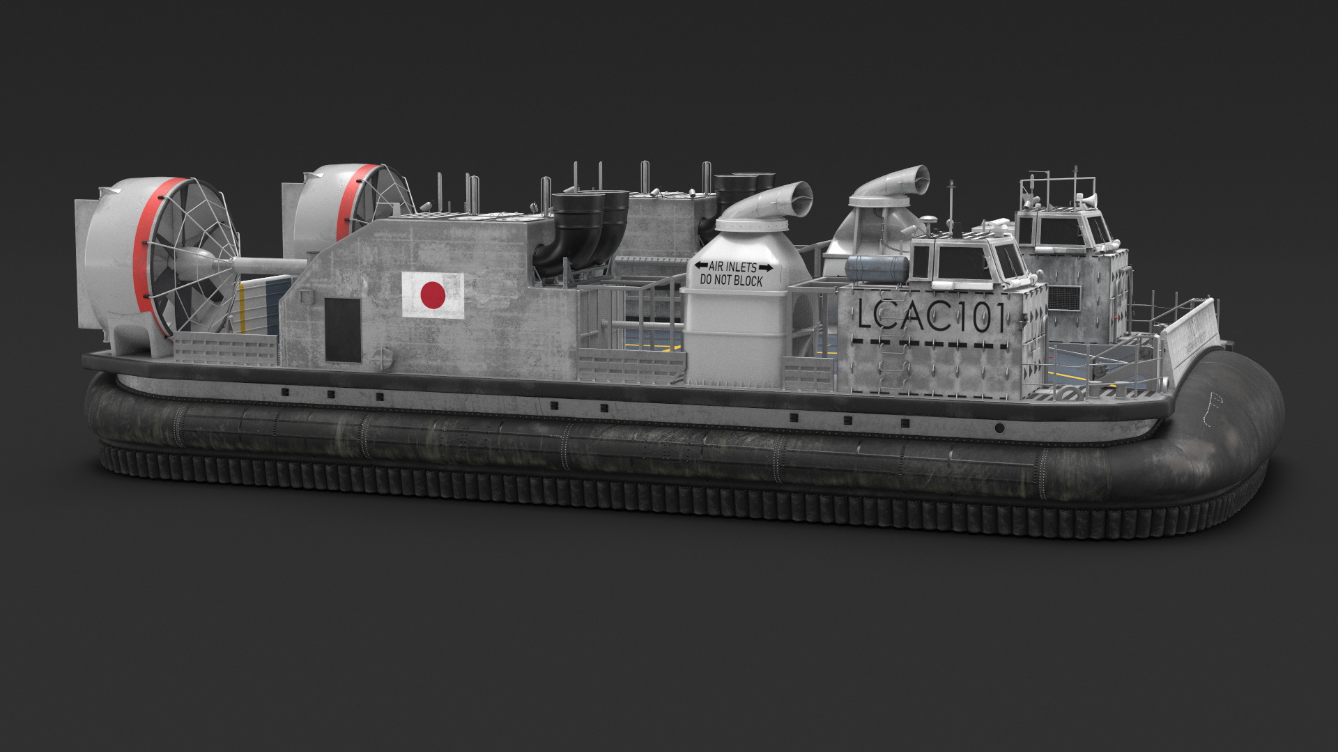 3D Japanese LCAC model