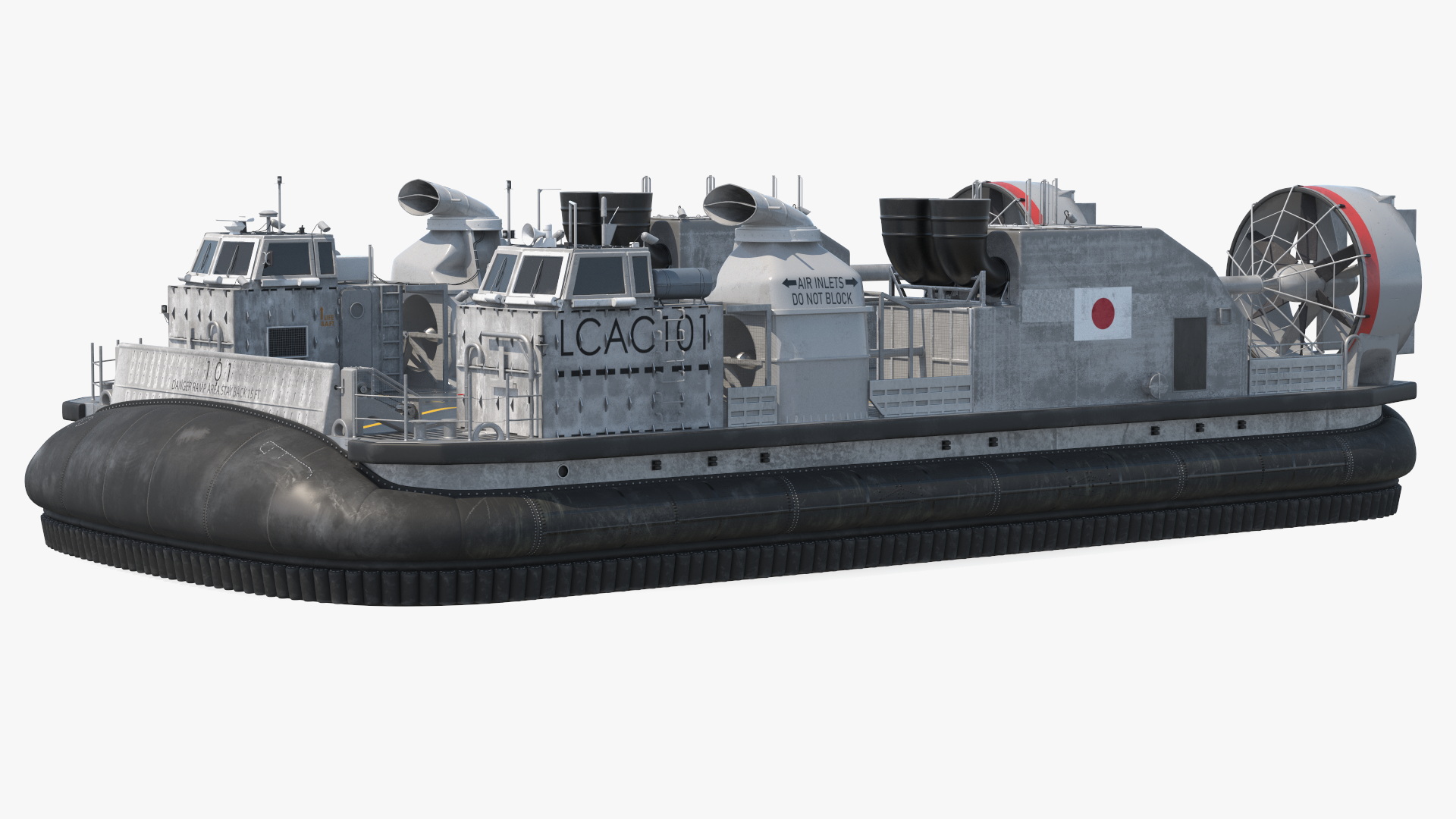 3D Japanese LCAC model