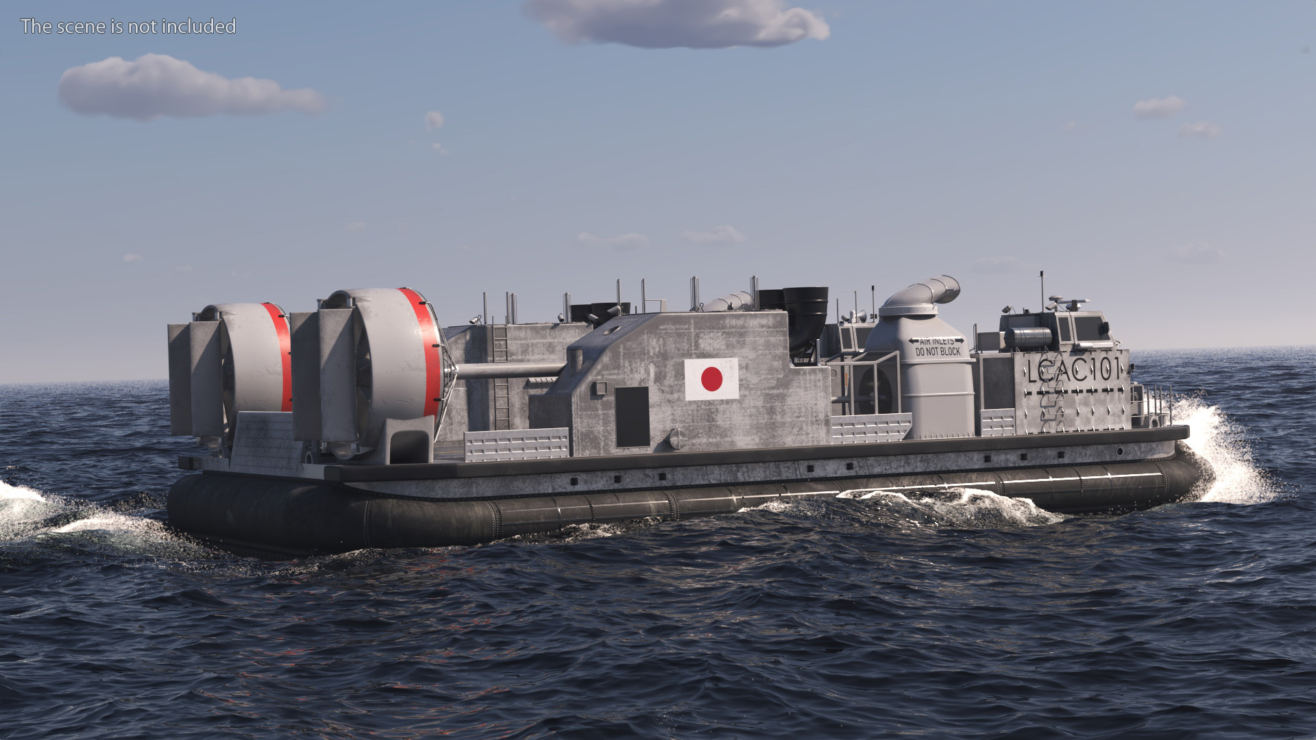 3D Japanese LCAC model