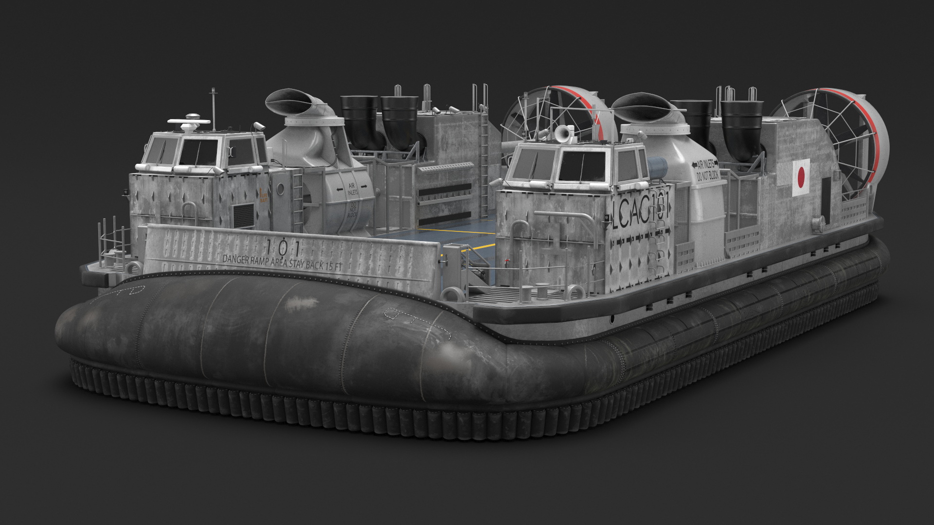 3D Japanese LCAC model