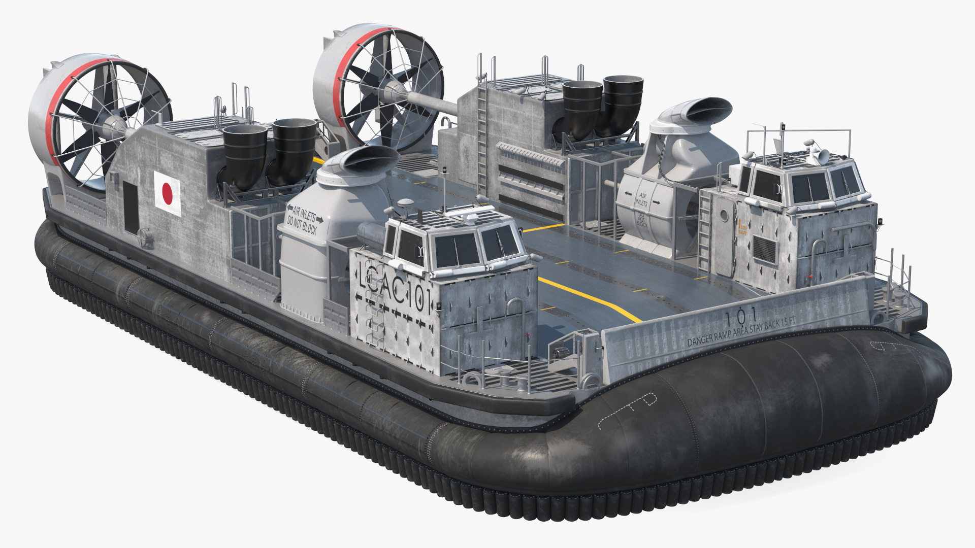 3D Japanese LCAC model