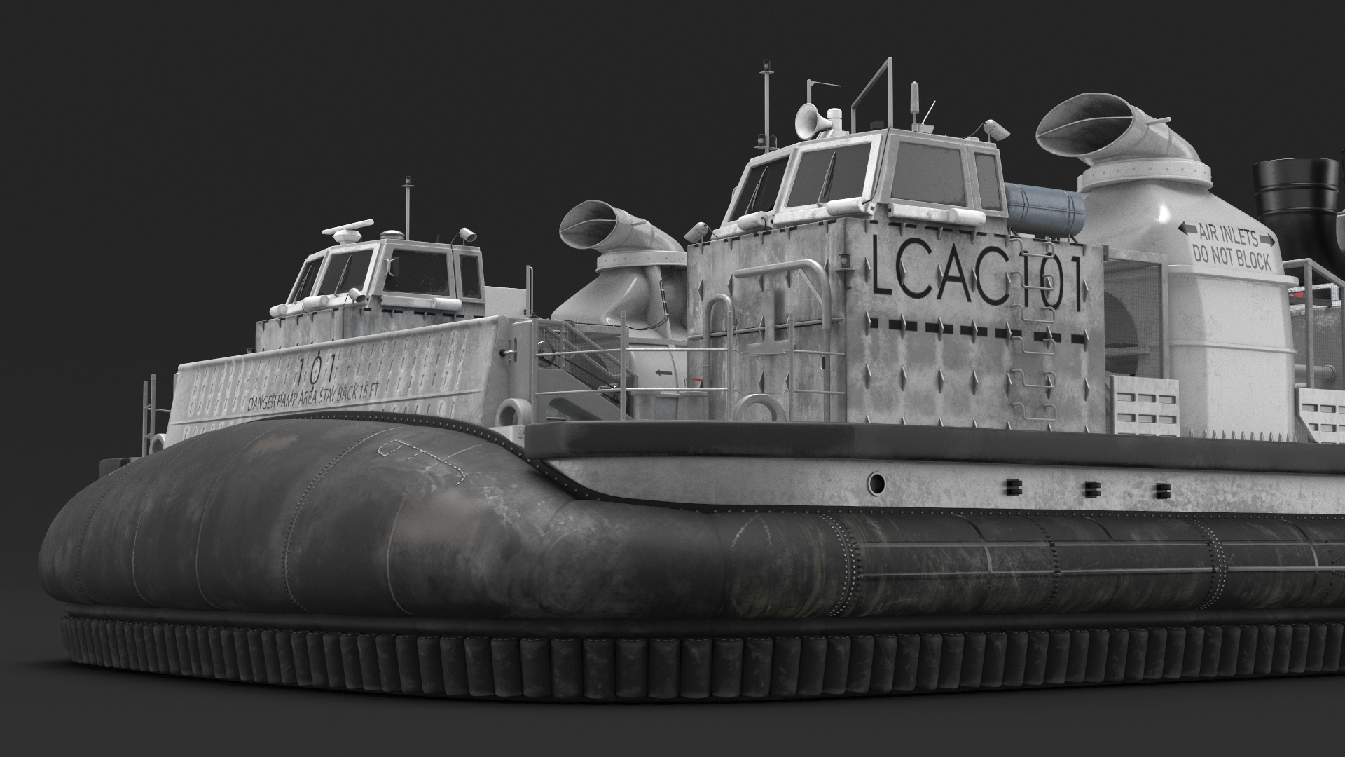 3D Japanese LCAC model