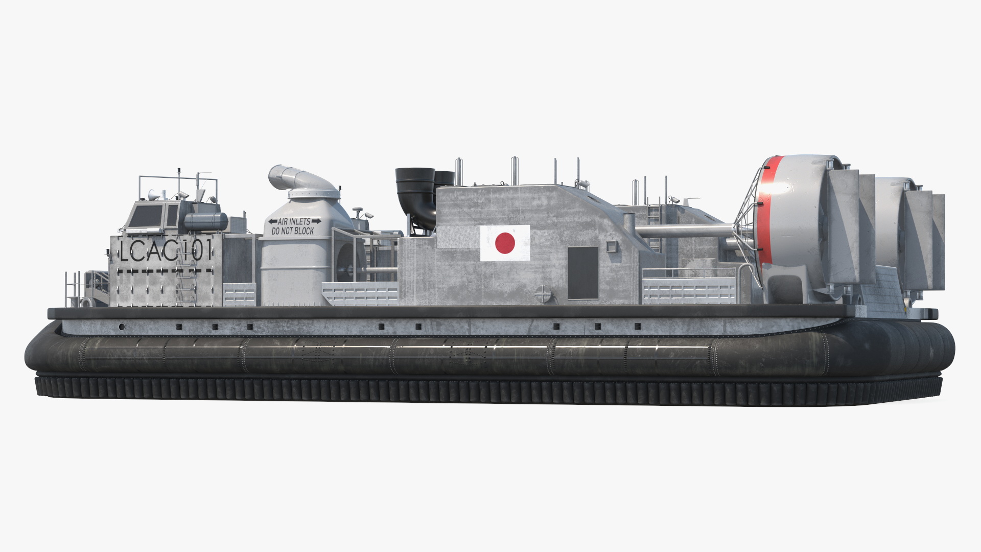 3D Japanese LCAC model