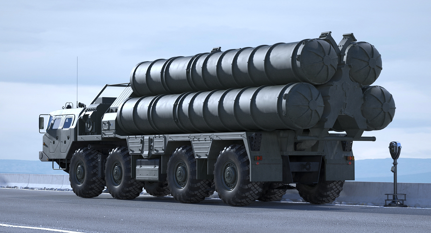 3D S 300 Russian SAM System Rigged