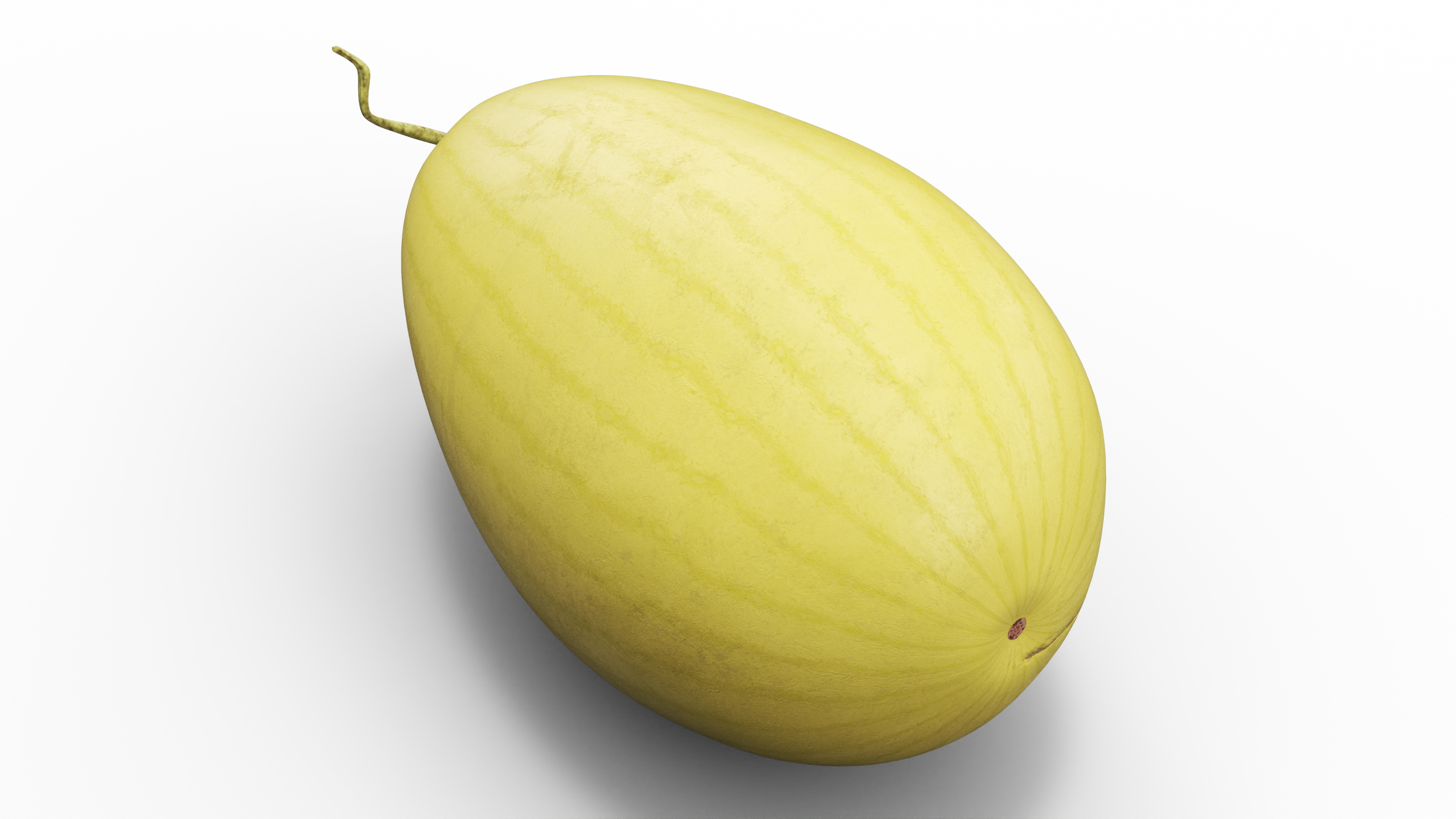 Yellow Skin Watermelon 3D