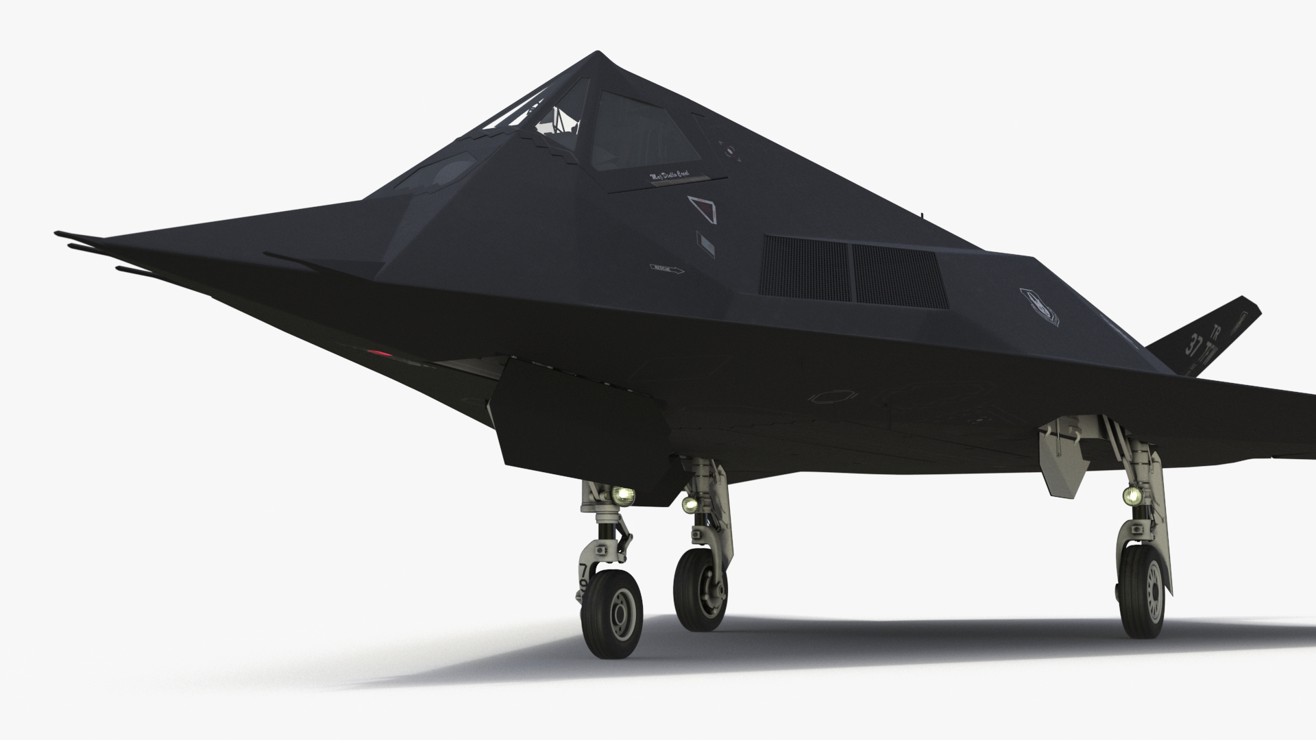 3D Lockheed F-117 Nighthawk Stealth Aircraft