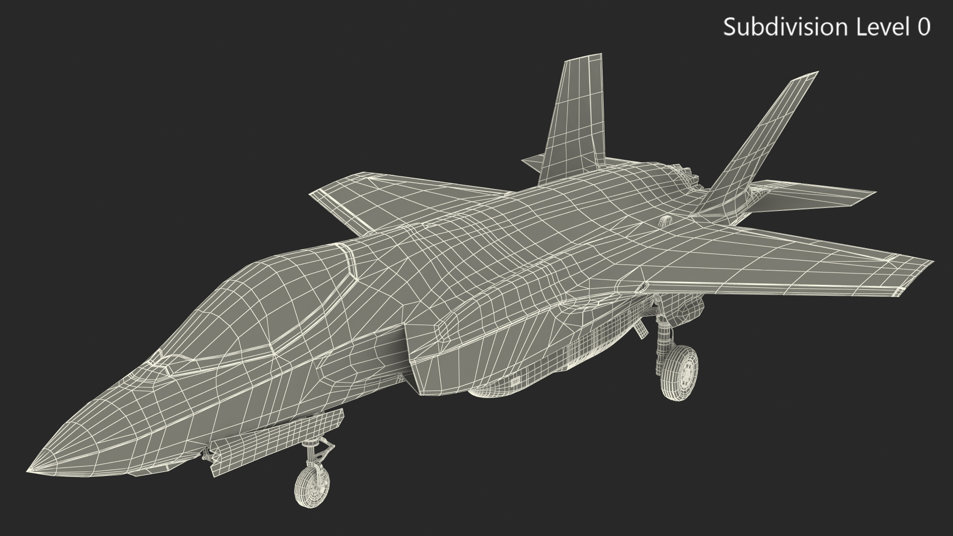 3D model F-35 Carrying Storm Shadow Missiles