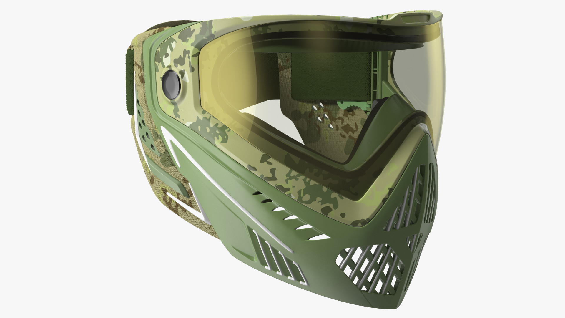 Airsoft Full Face Mask Camo 3D