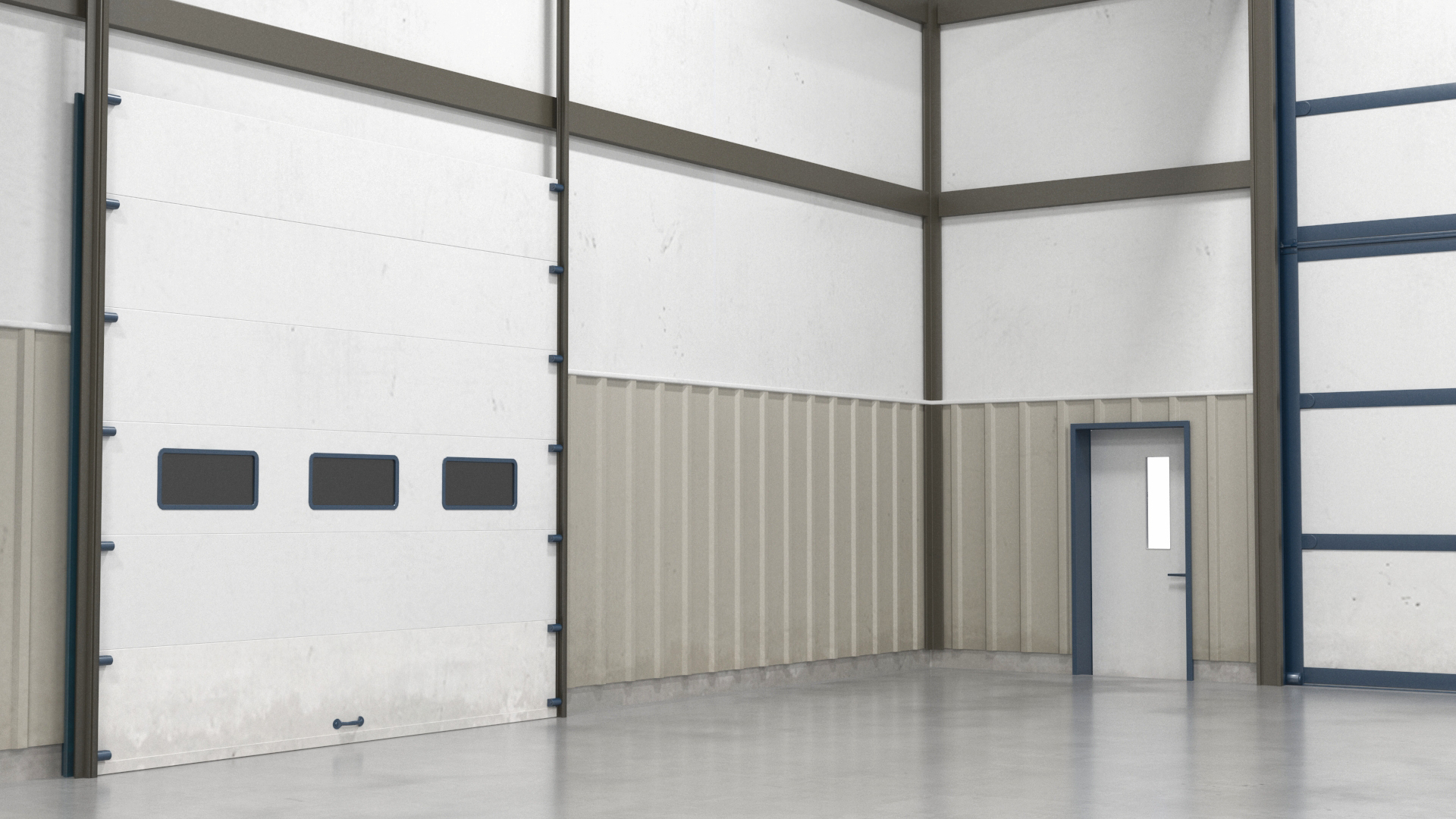 Aircraft Hangar Rigged 3D