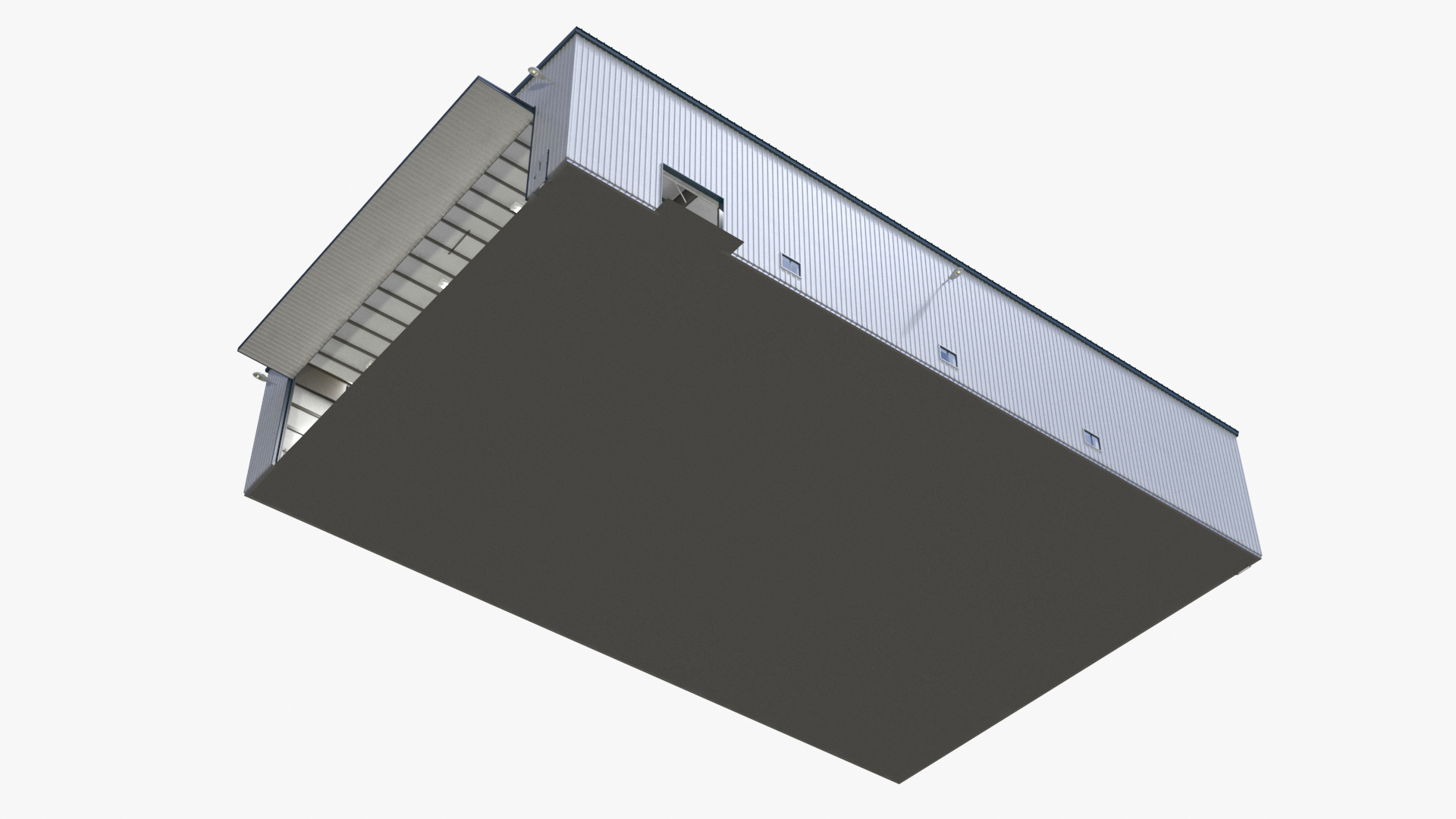 Aircraft Hangar Rigged 3D