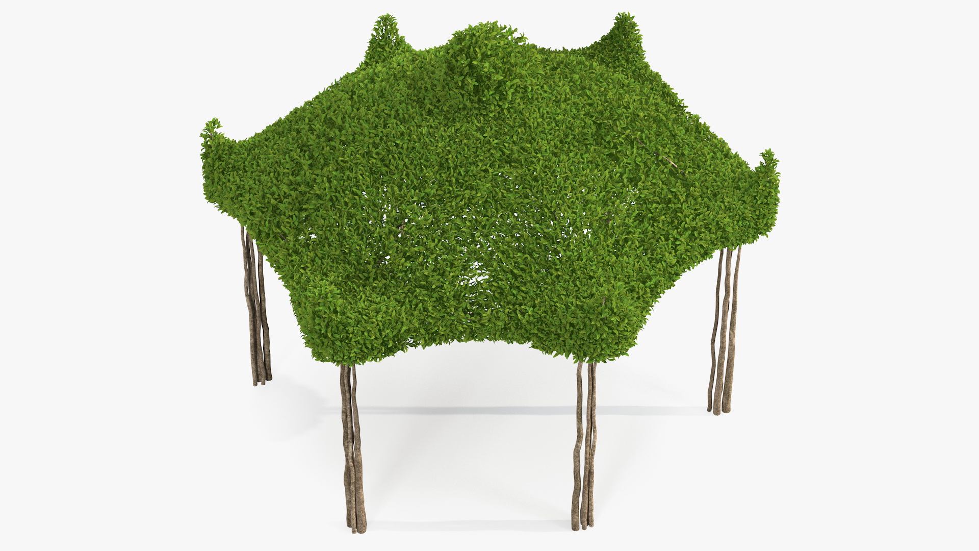 3D Garden Twig Gazebo model