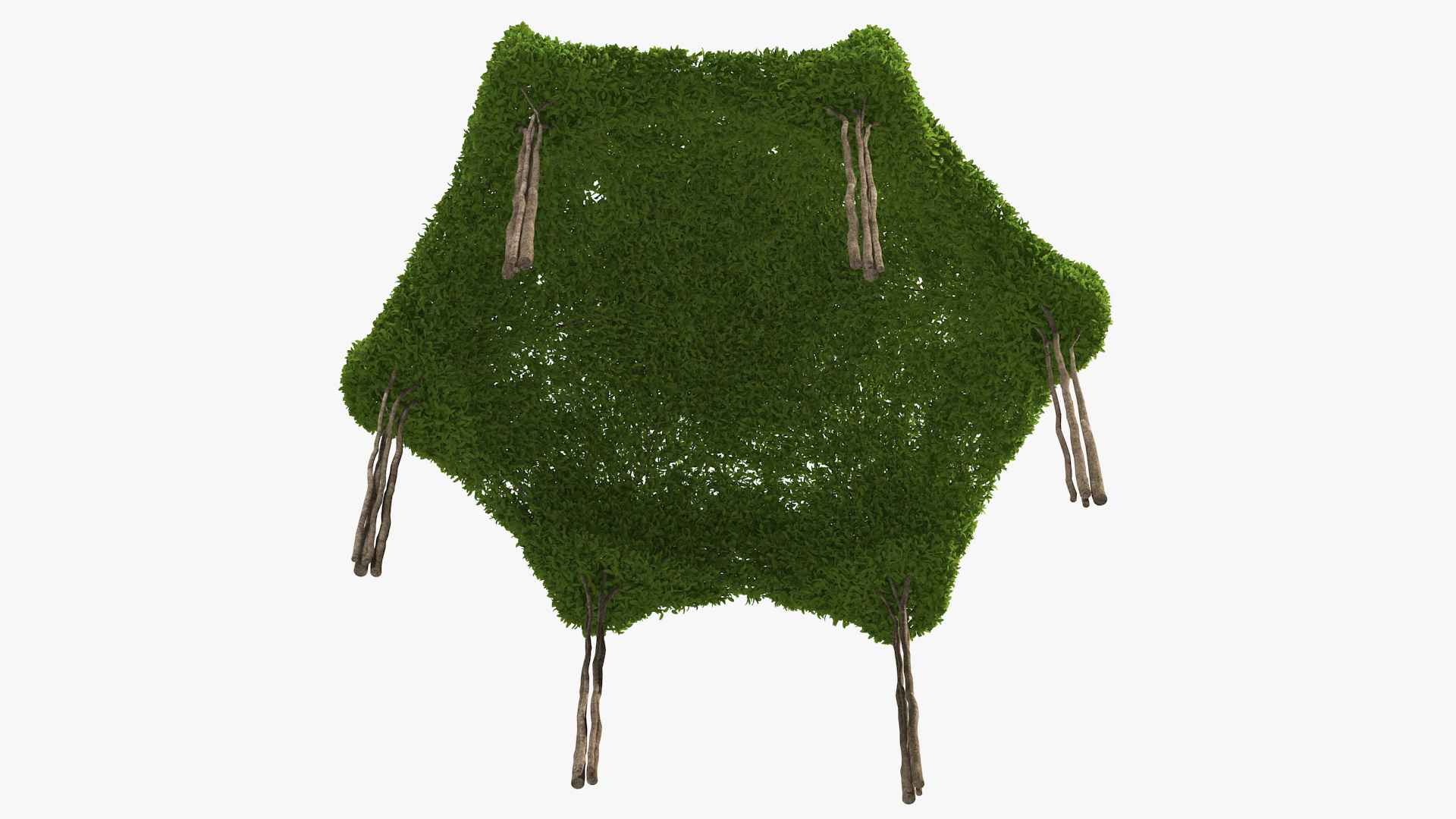 3D Garden Twig Gazebo model