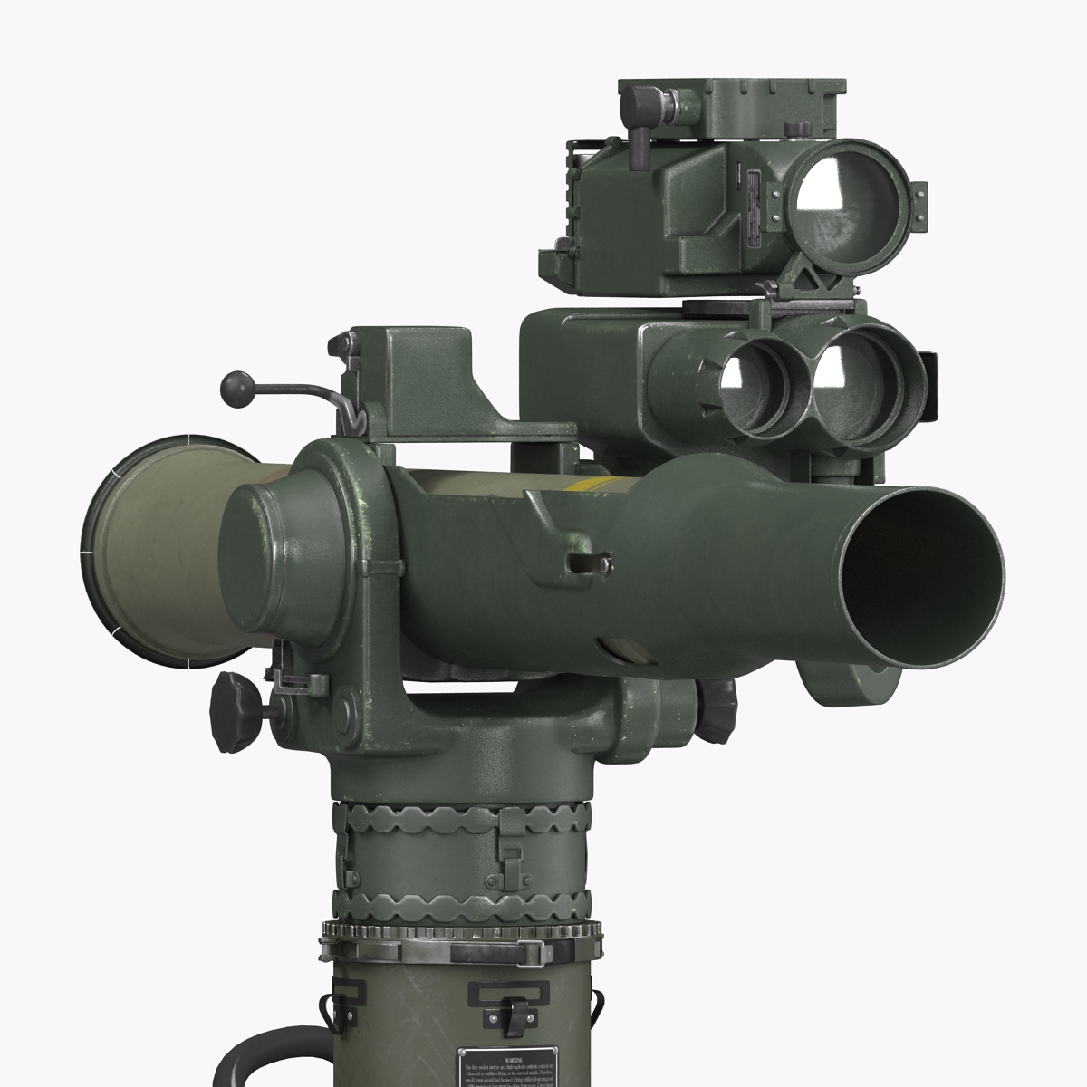 BGM 71 TOW Missile System Tripod 3D