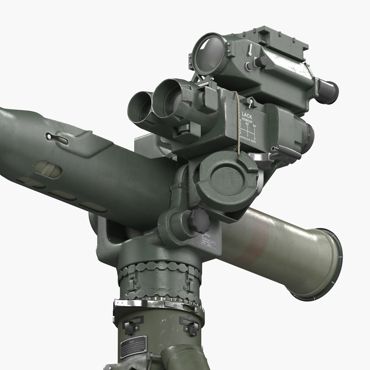 BGM 71 TOW Missile System Tripod 3D