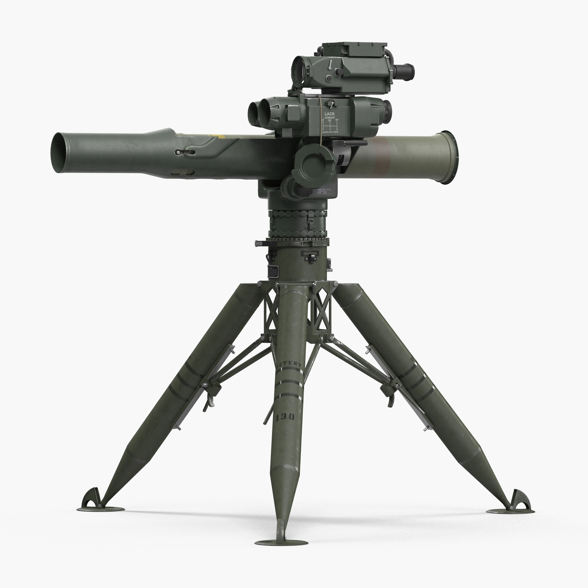 BGM 71 TOW Missile System Tripod 3D