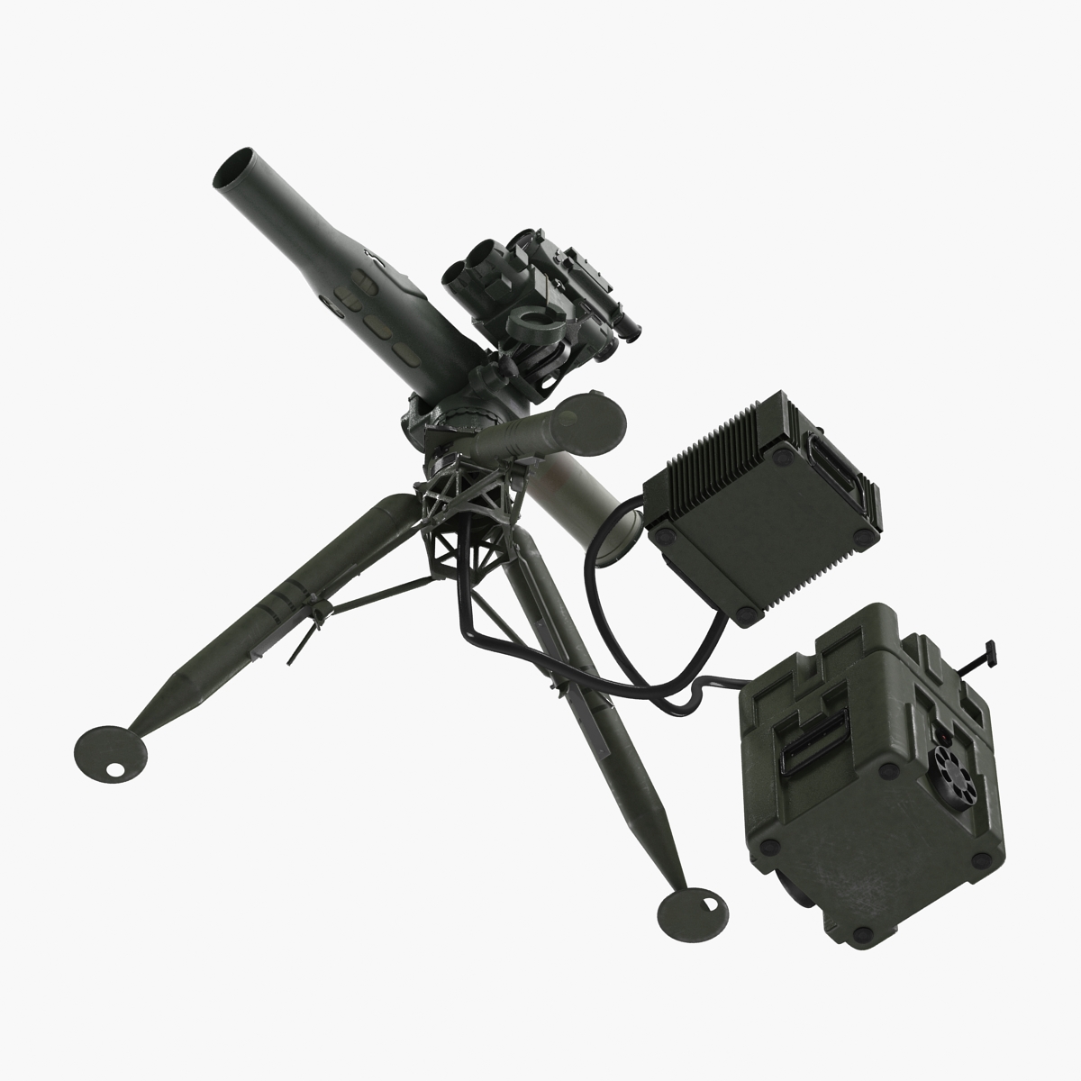 BGM 71 TOW Missile System Tripod 3D