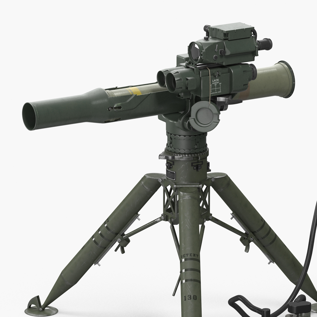 BGM 71 TOW Missile System Tripod 3D