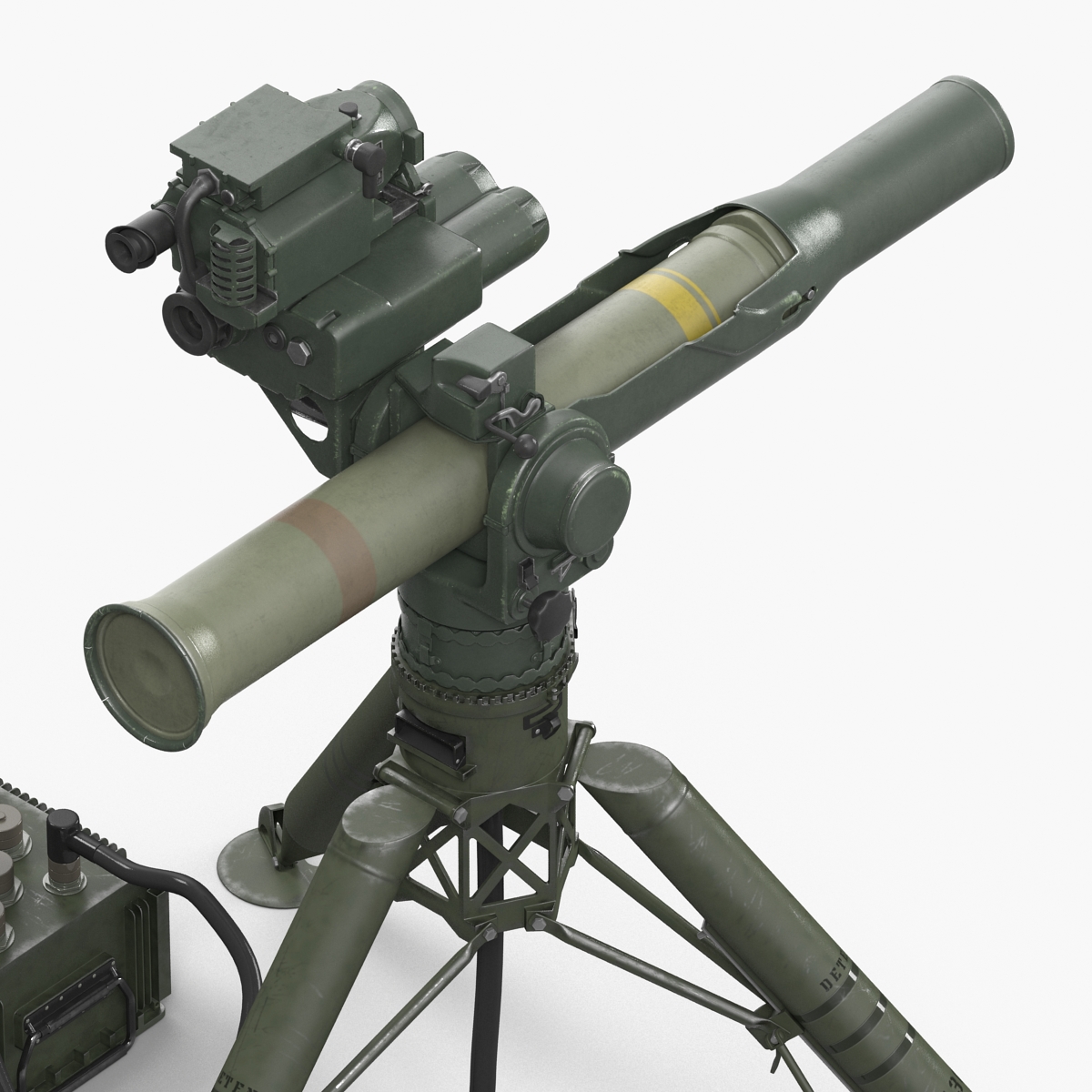 BGM 71 TOW Missile System Tripod 3D