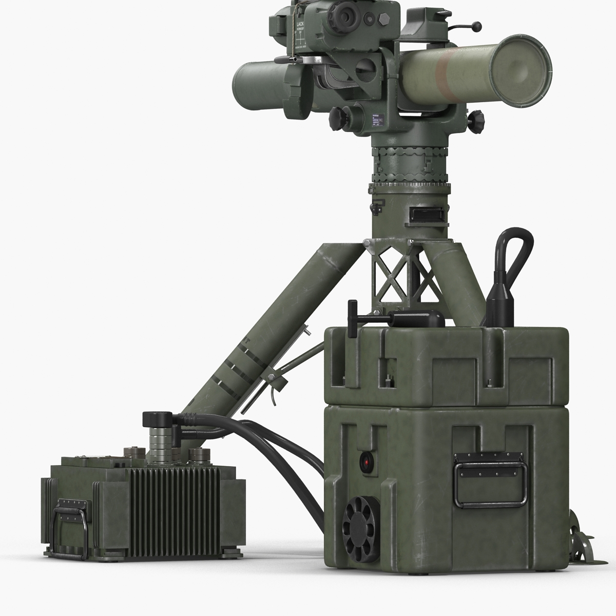 BGM 71 TOW Missile System Tripod 3D