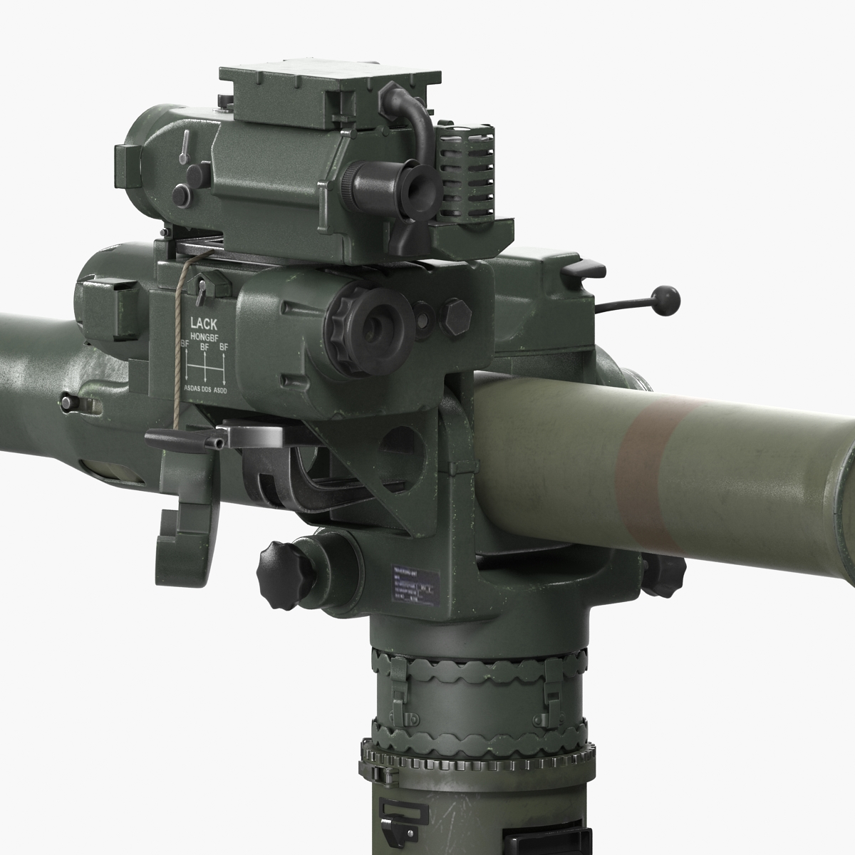 BGM 71 TOW Missile System Tripod 3D