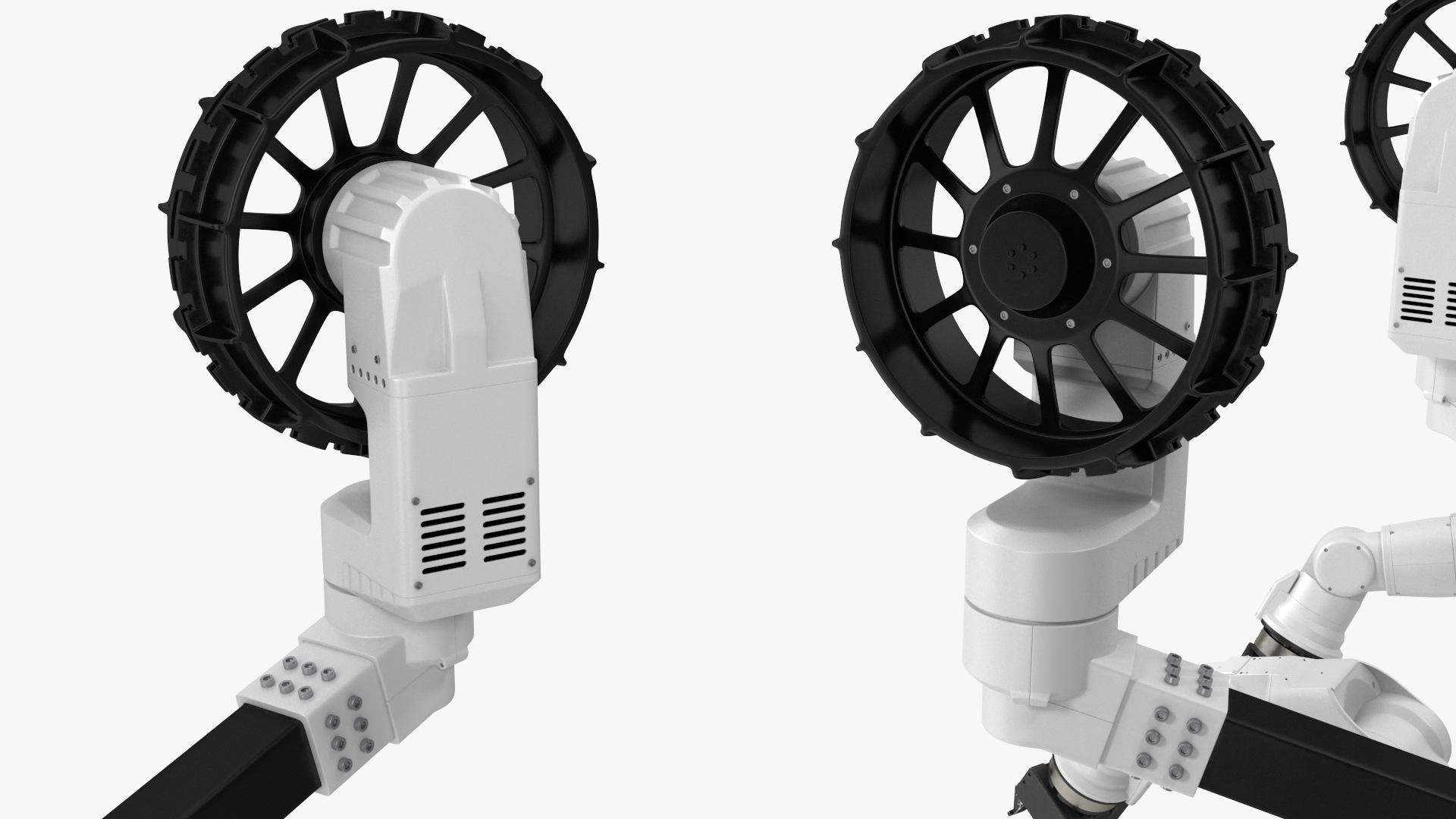 3D model GITAI R1 Lunar Robotic Rover Working Position