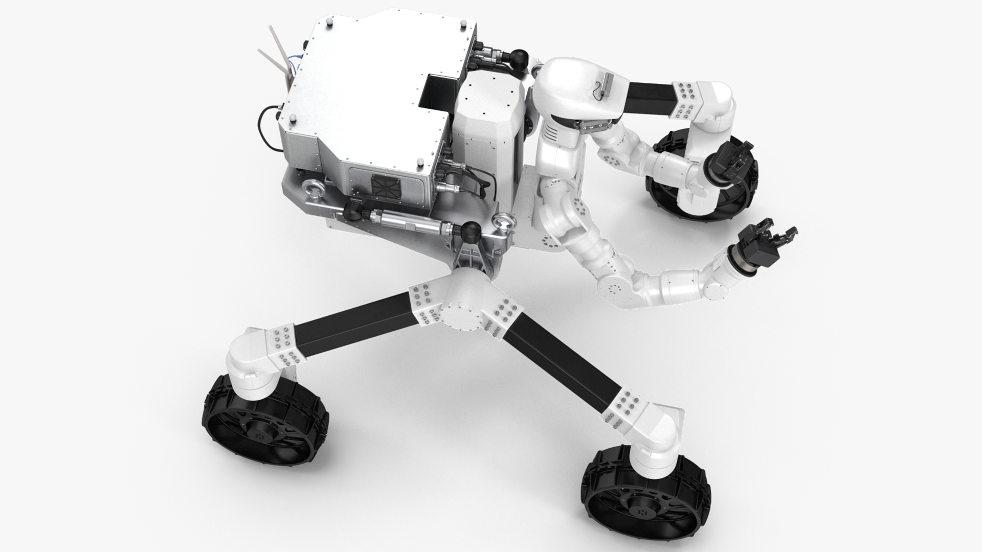 3D model GITAI R1 Lunar Robotic Rover Working Position