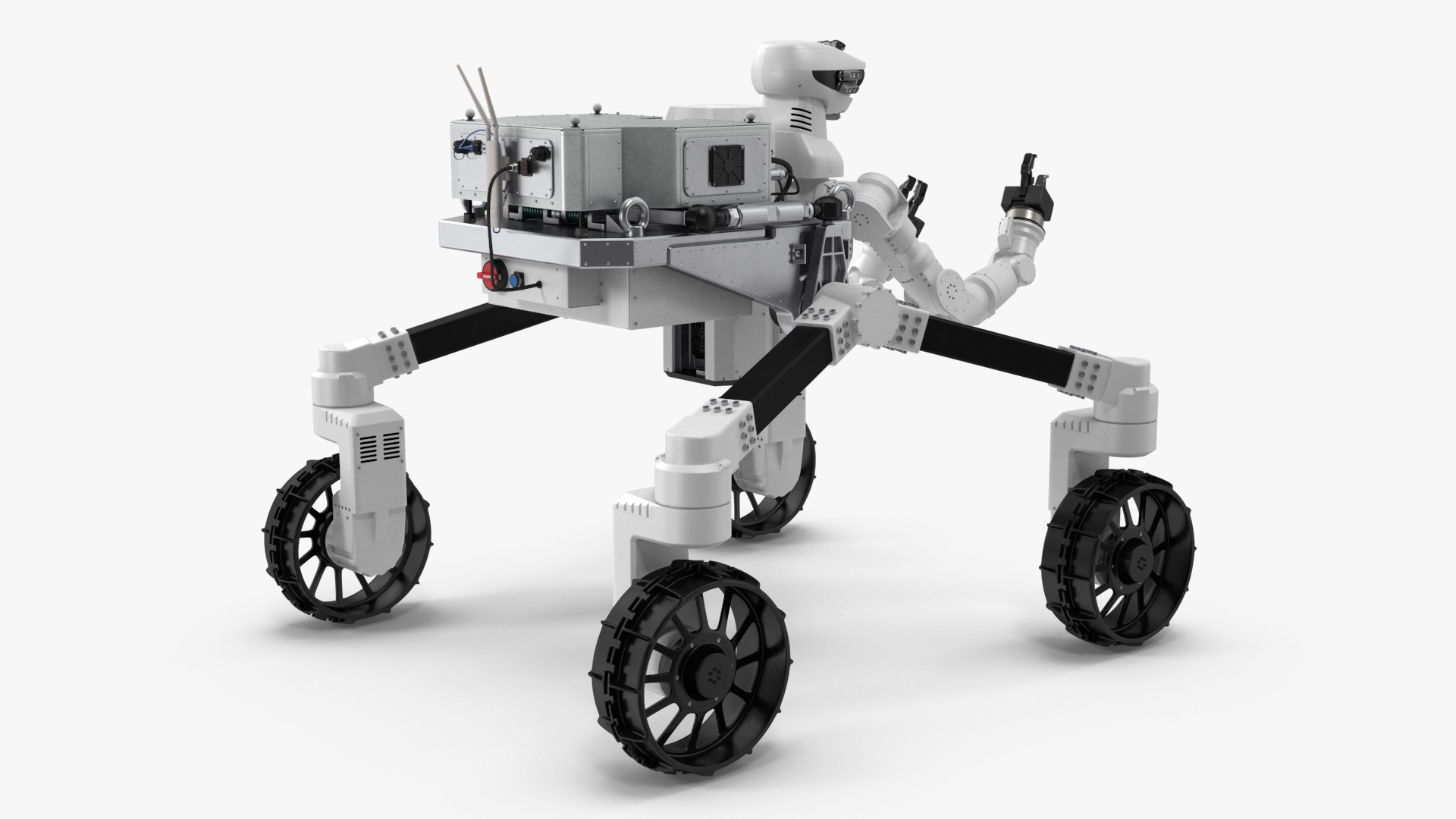 3D model GITAI R1 Lunar Robotic Rover Working Position