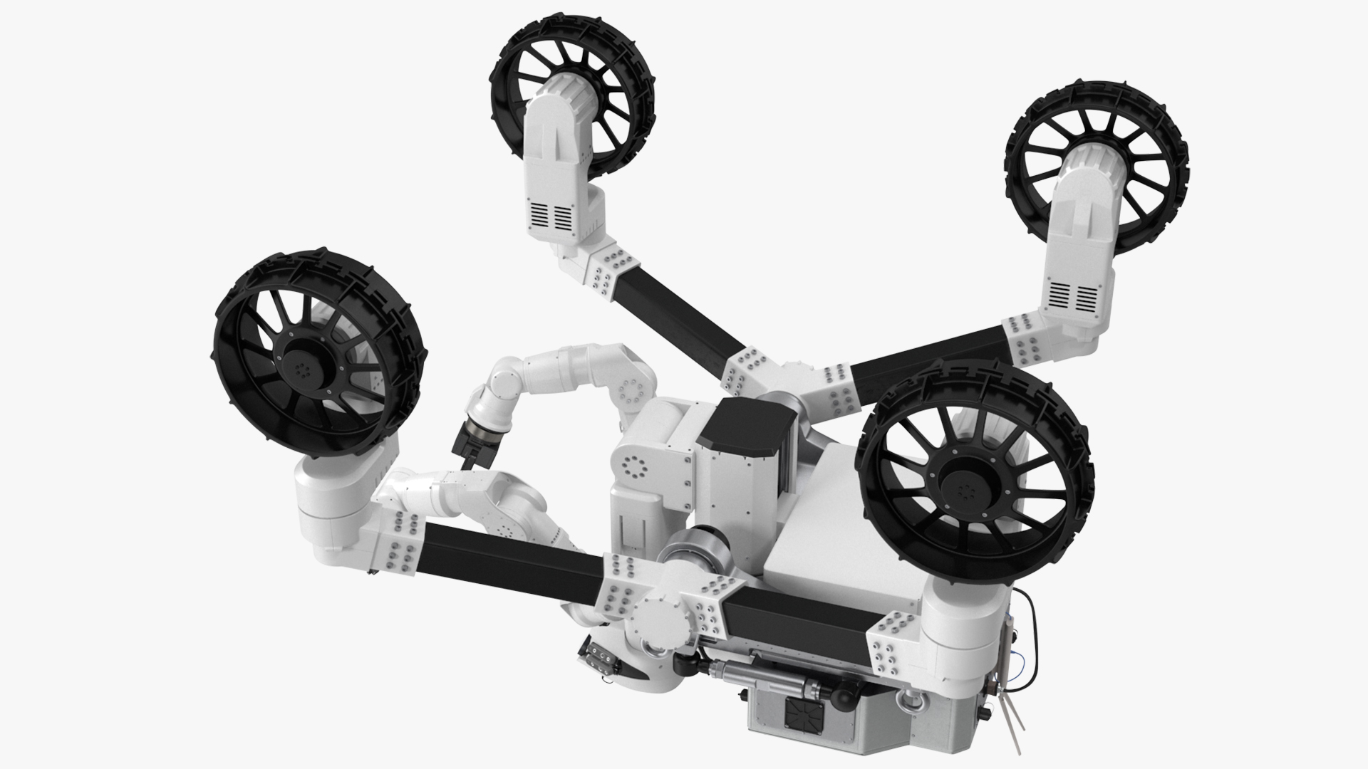 3D model GITAI R1 Lunar Robotic Rover Working Position