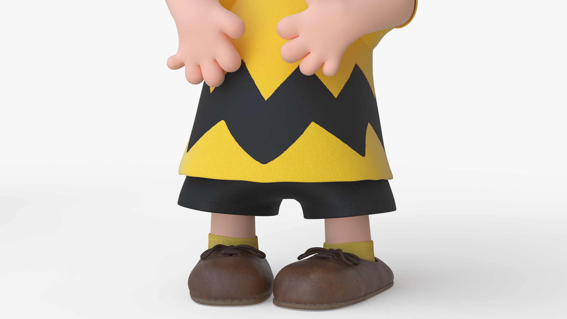 3D Charlie Brown Pain Pose model