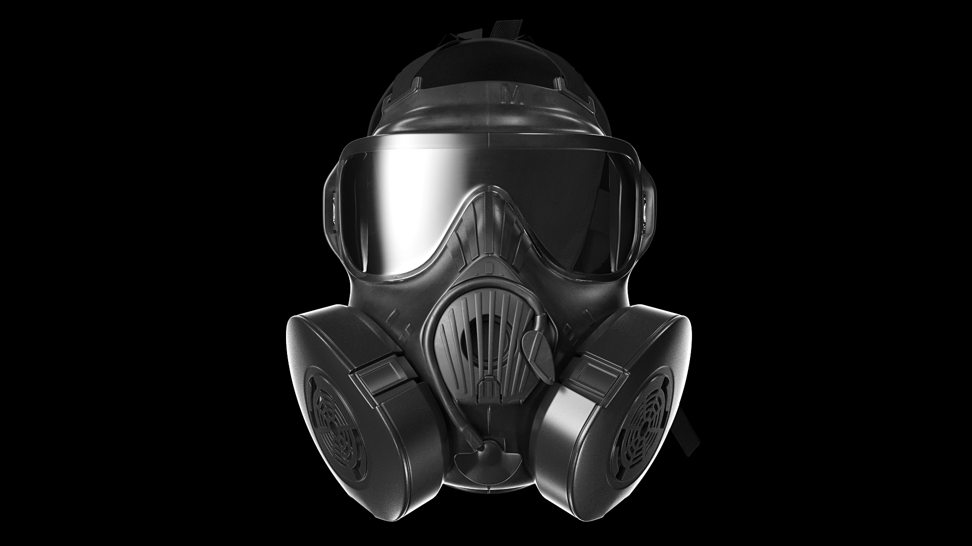 3D JSGPM M50 Full Face Gas Mask model