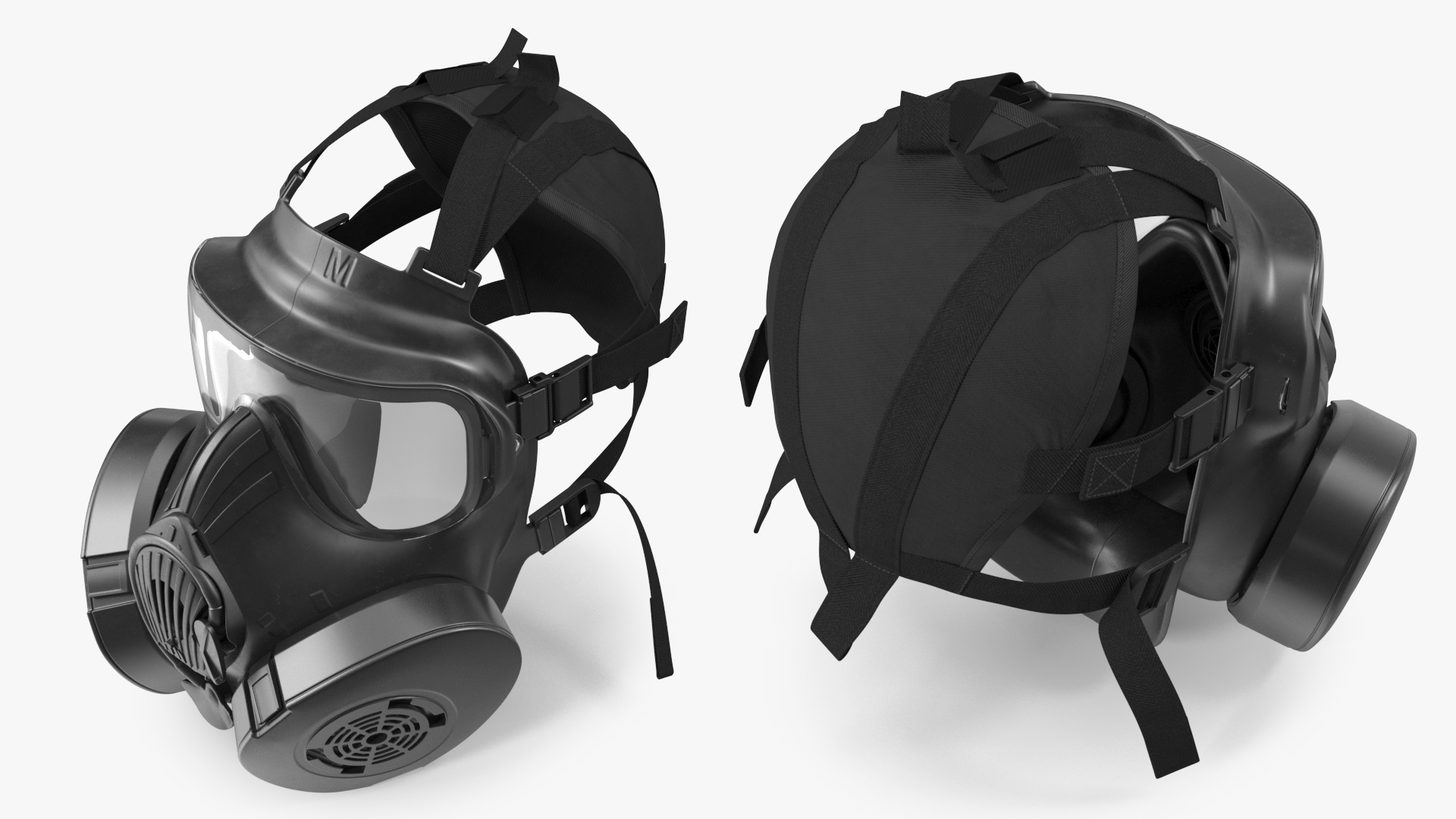 3D JSGPM M50 Full Face Gas Mask model