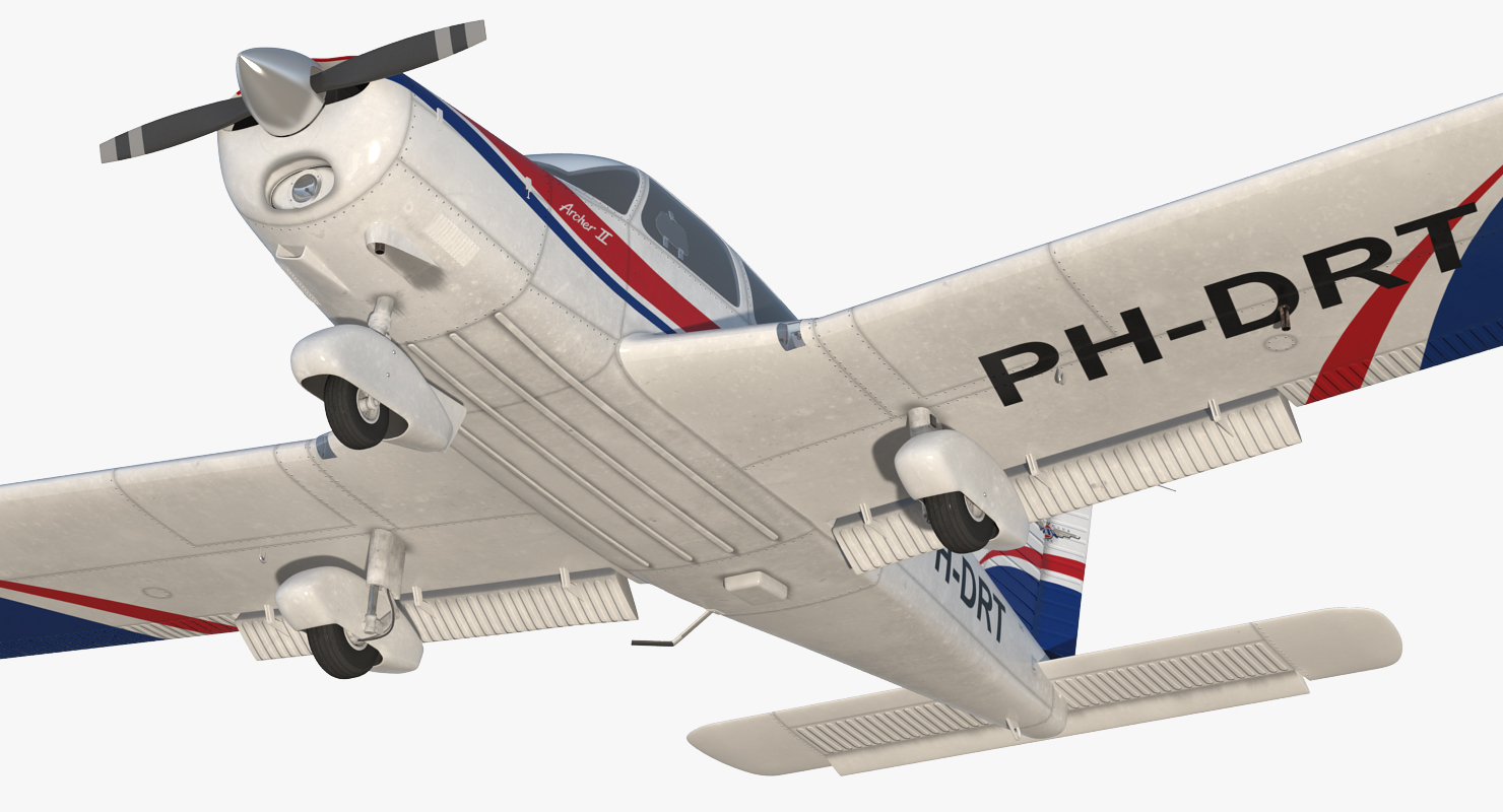 Light Aircraft Piper PA 28 161 Warrior III 3D