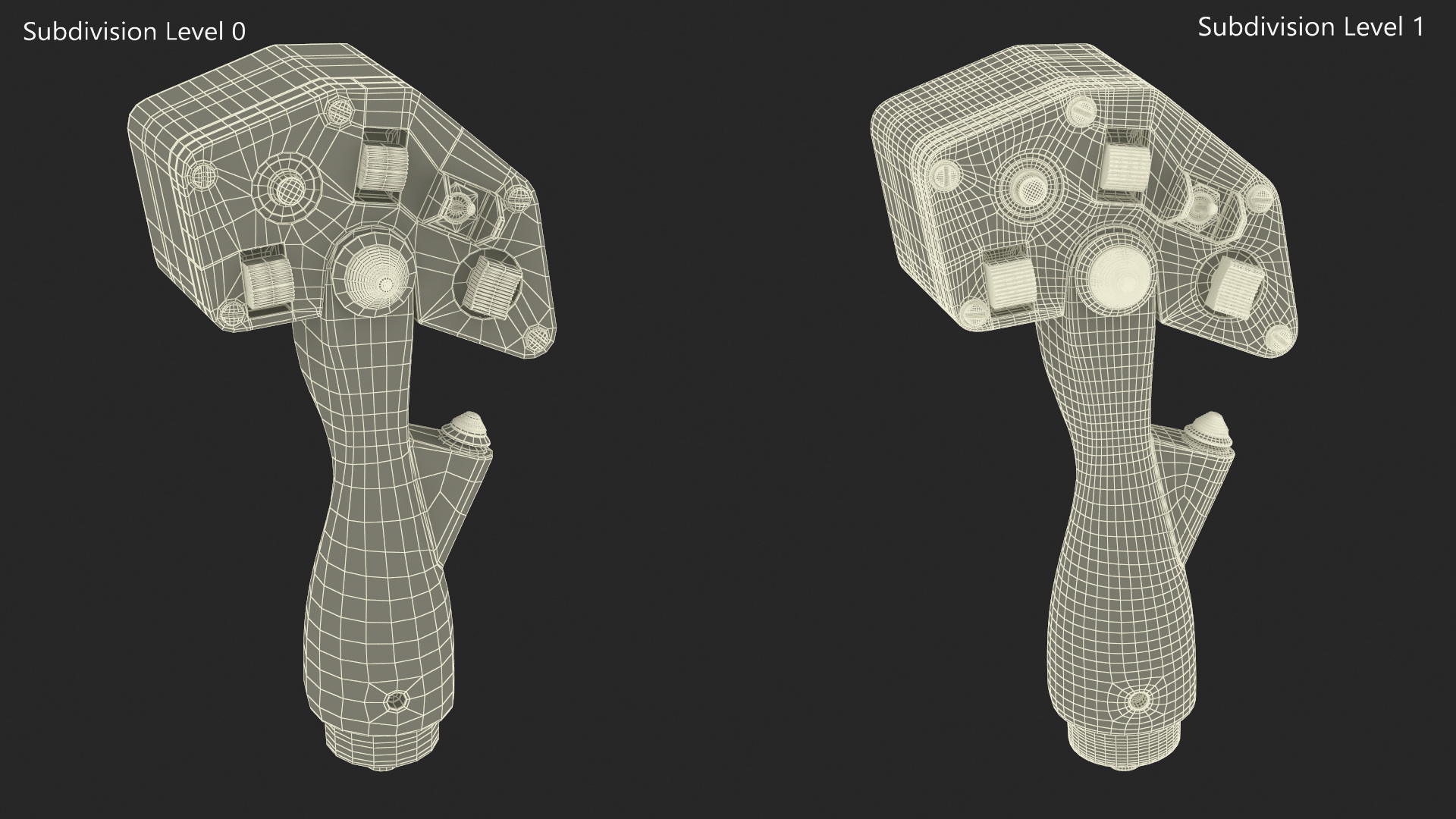 3D model Helicopter Control Handle